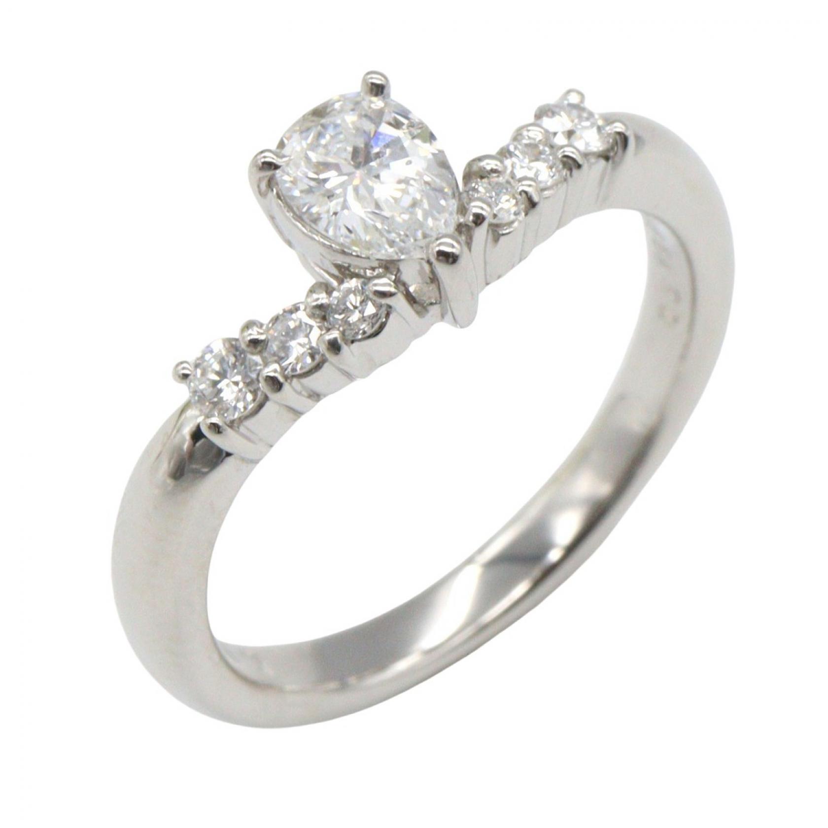≪5%OFFクーポン&まとめ買い10% ~7/26 9:59〆≫ジュエリー JEWELRY ダイヤモンド リング リング・指輪 ジュエリー ダイヤモンド PT1000 レディース シルバー系 / クリア系 ダイヤ 5.3g 【中古】|BRANDOFF TOKYO