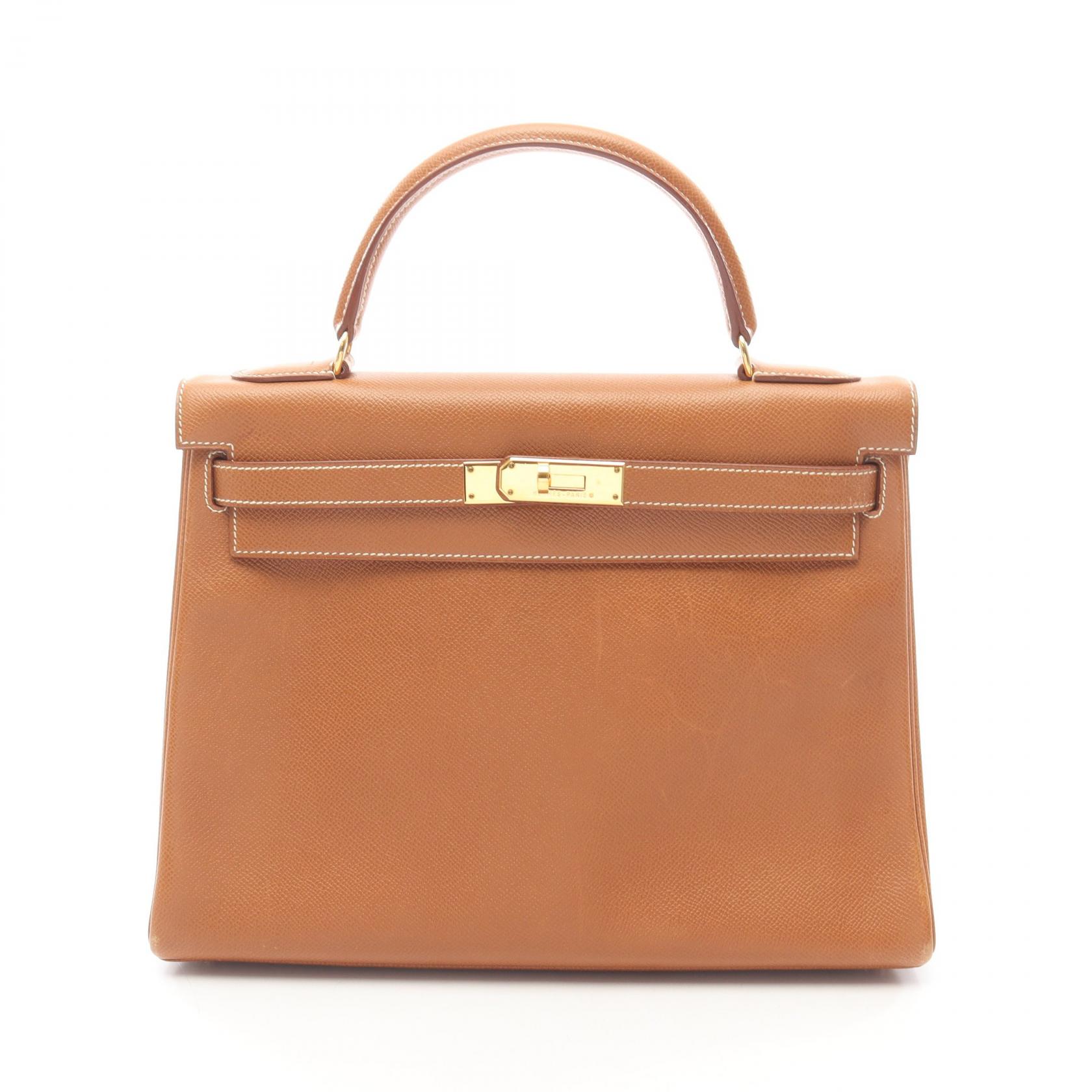 ≪5%OFFクーポン&まとめ買い10% ~7/26 9:59〆≫エルメス HERMES ケリー32 ゴールド 内縫い 2WAY ハンドバッグ バッグ レザー クシュベル クシュベル レディース ゴールド系 【中古】|BRANDOFF TOKYO