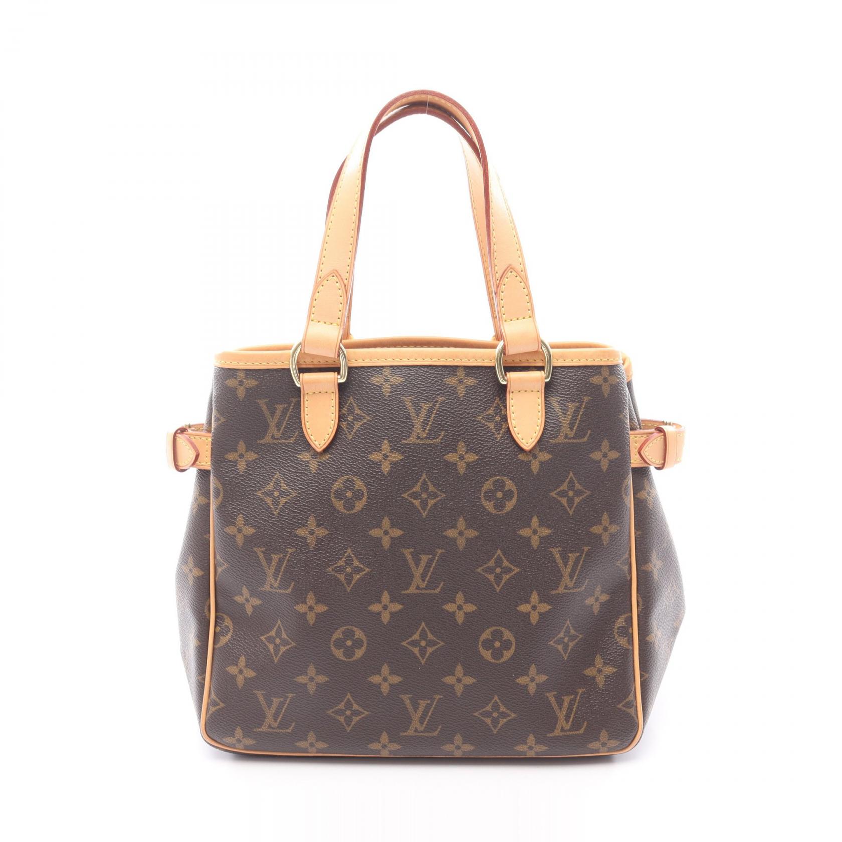 ≪5%OFFクーポン&まとめ買い10% ~7/26 9:59〆≫ルイ・ヴィトン LOUIS VUITTON バティニョール ハンドバッグ バッグ PVCコーティングキャンバス レザー モノグラム レディース ブラウン系 M51156 【中古】|BRANDOFF TOKYO