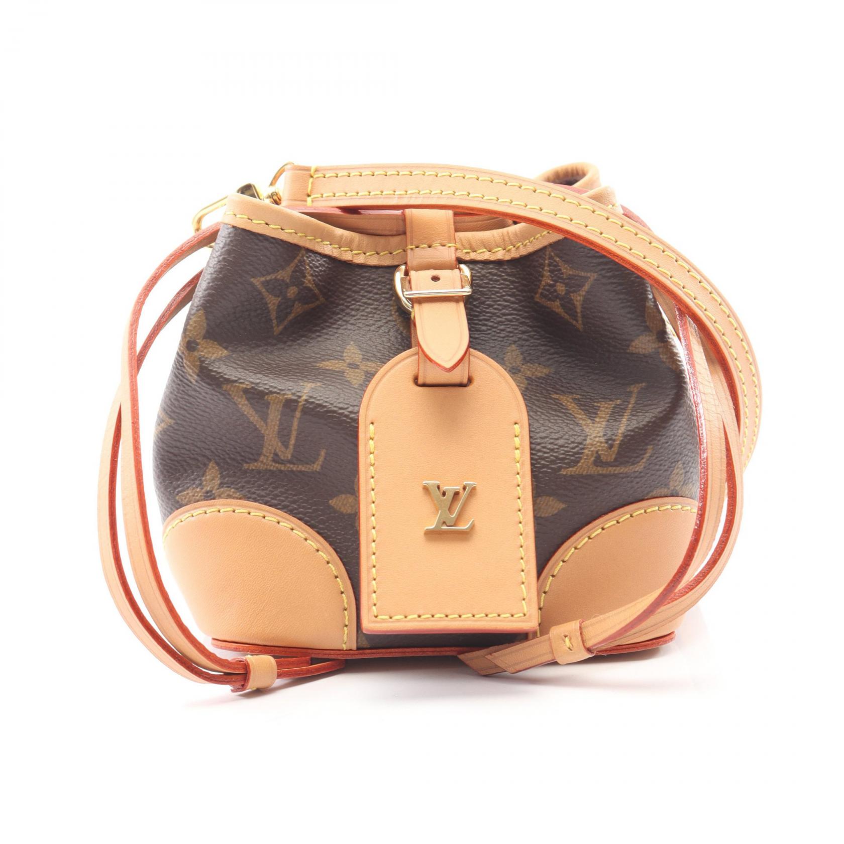 ルイ・ヴィトン LOUIS VUITTON ノエ パース ショルダーバッグ バッグ PVCコーティングキャンバス レザー モノグラム レディース ブラウン系 M57099 【中古】｜BRANDOFF TOKYO