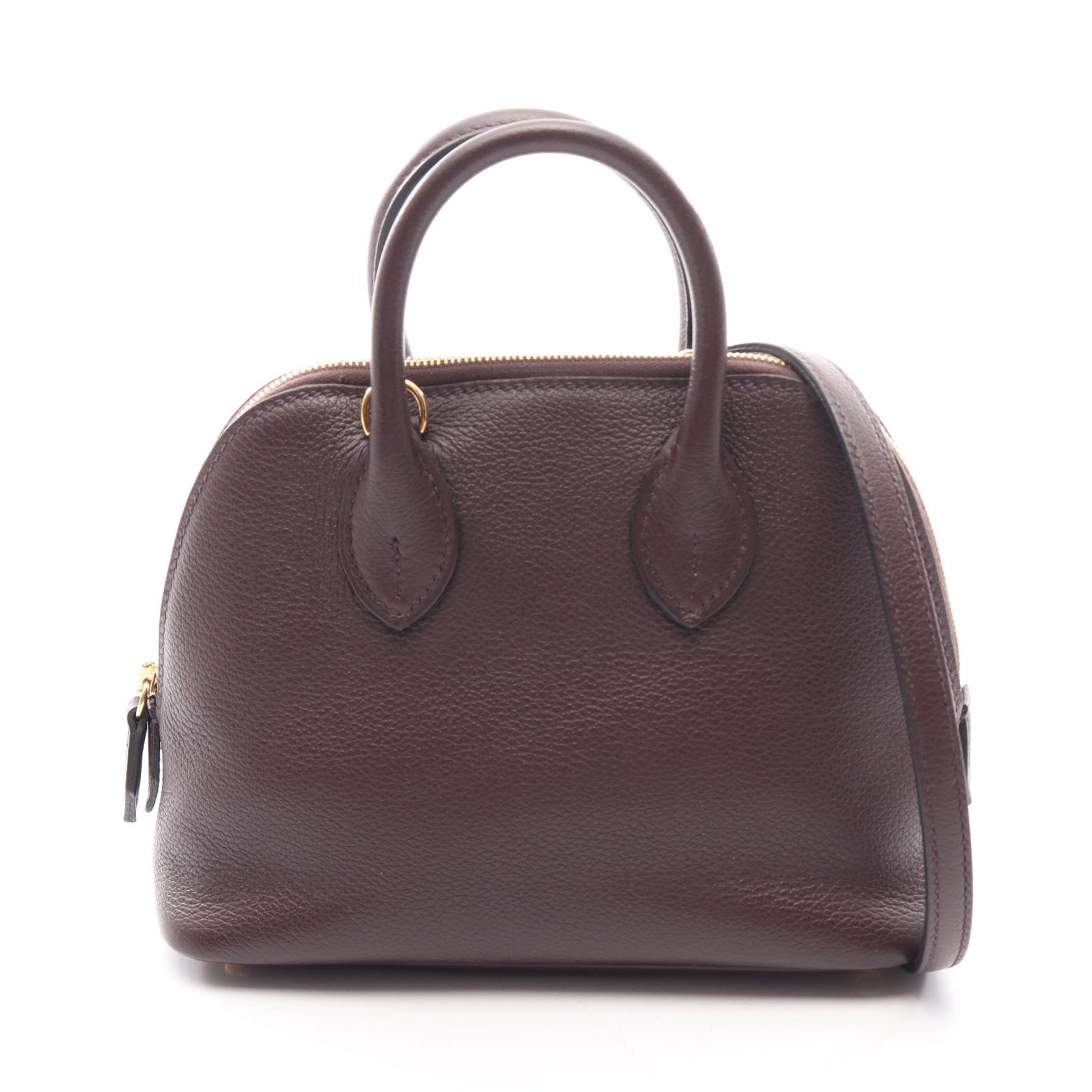 ≪5%OFFクーポン&まとめ買い10% ~7/26 9:59〆≫エルメス HERMES ボリード1923 ミニ 2WAY ハンドバッグ バッグ レザー エバーカラー エバーカラー レディース ブラウン系 / ピンク系 【中古】|BRANDOFF TOKYO