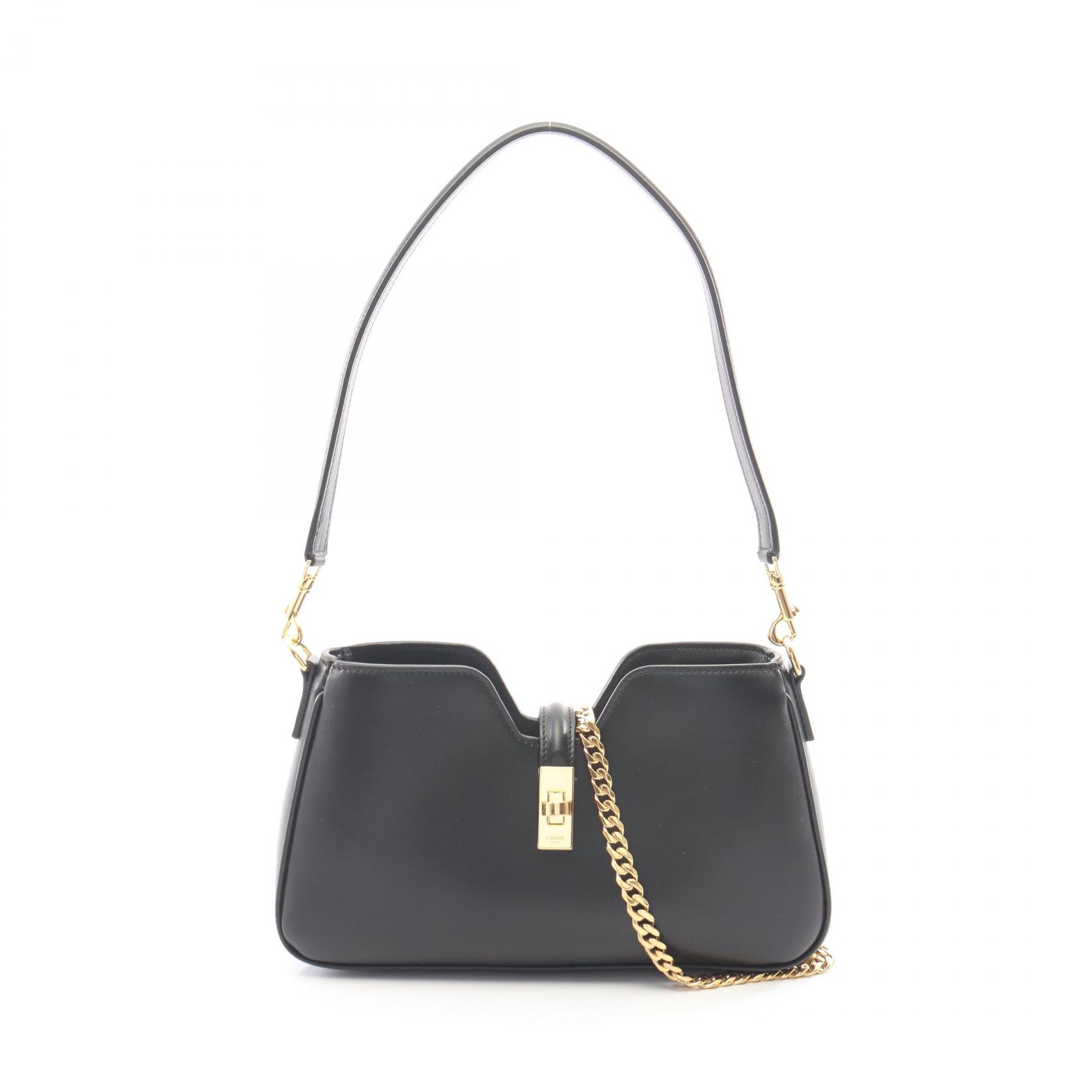 ≪5%OFFクーポン&まとめ買い10% ~7/26 9:59〆≫セリーヌ CELINE カミーユ 16 ショルダーバッグ バッグ レザー レディース ブラック系 122073FX938NO 【新品】|BRANDOFF TOKYO