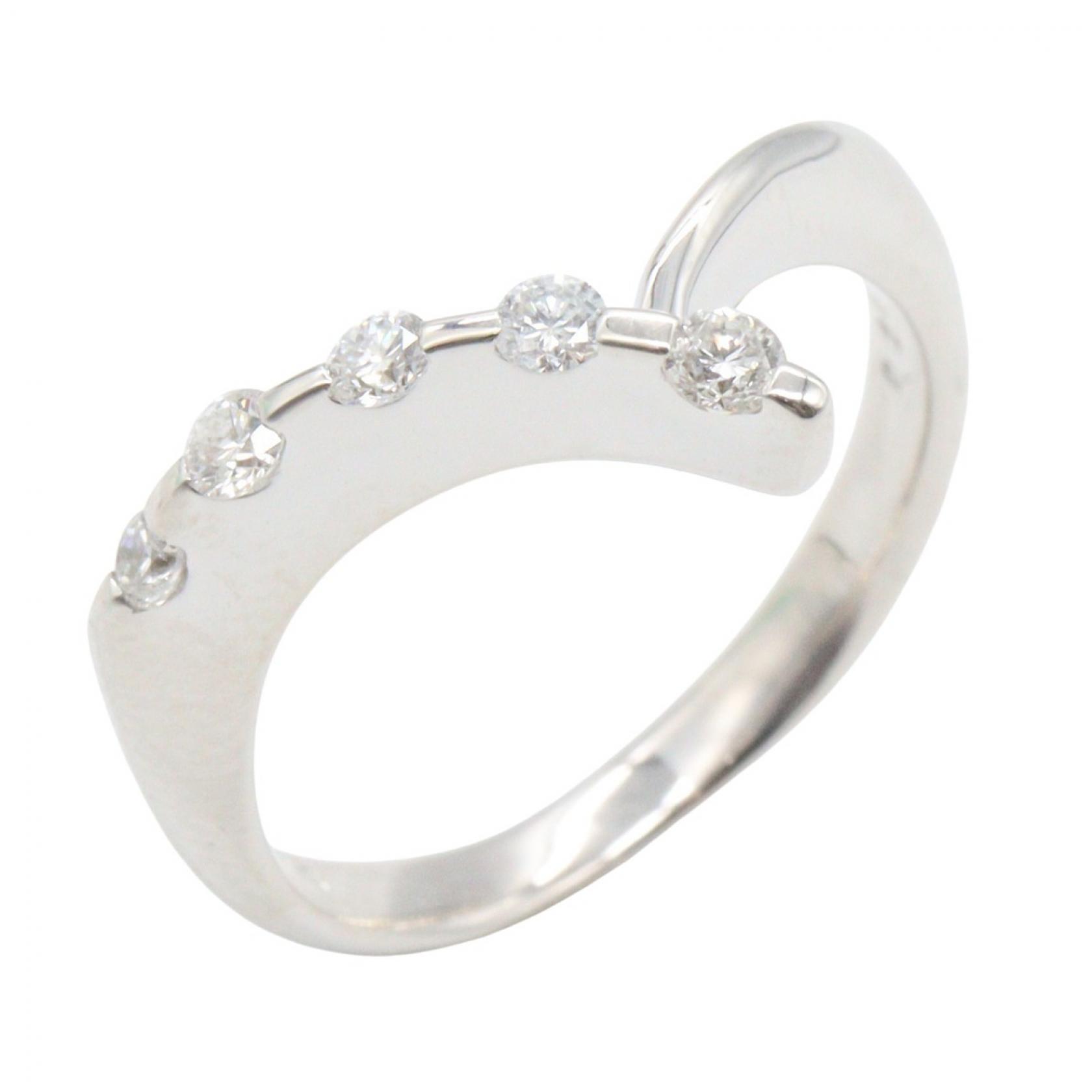 ≪5%OFFクーポン&まとめ買い10% ~7/26 9:59〆≫ジュエリー JEWELRY ダイヤモンド リング リング・指輪 ジュエリー K18WG(ホワイトゴールド) ダイヤモンド レディース シルバー系 / クリア系 ダイヤ 3.5g 【中古】|BRANDOFF TOKYO