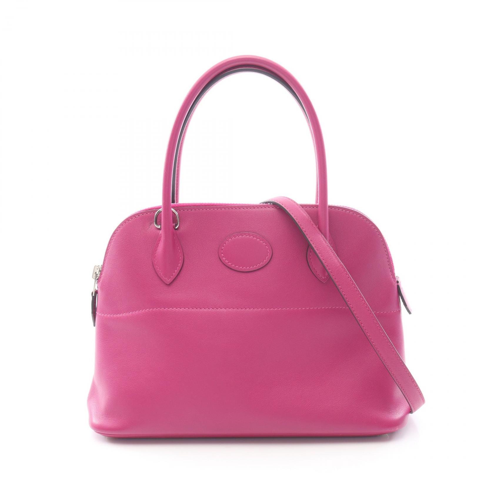 ≪5%OFFクーポン&まとめ買い10% ~7/26 9:59〆≫エルメス HERMES ボリード27 2WAY ハンドバッグ バッグ レザー カーフ(牛革) ヴォースイフト ヴォースイフト レディース ピンク系 【中古】|BRANDOFF TOKYO