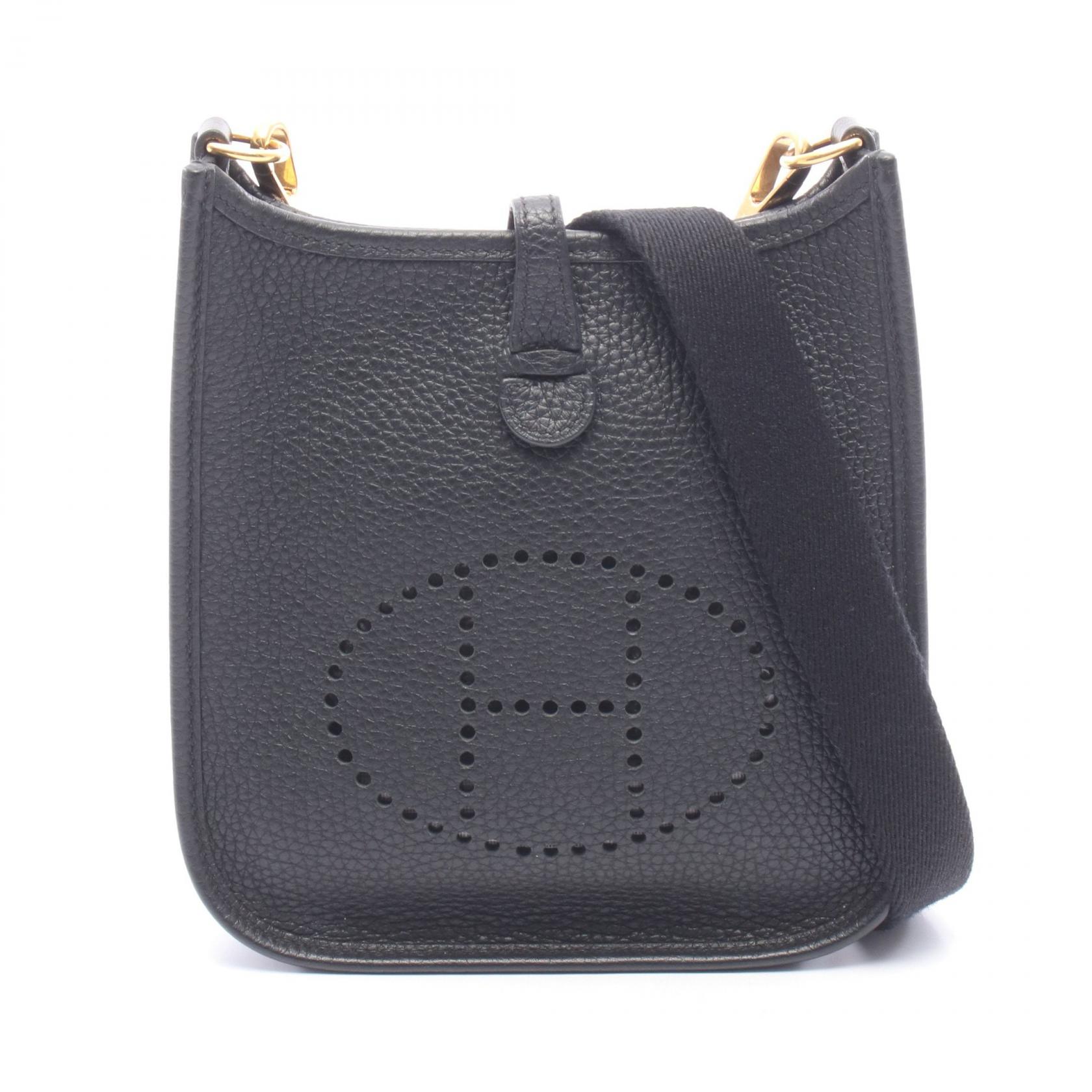 ≪5%OFFクーポン&まとめ買い10% ~7/26 9:59〆≫エルメス HERMES エヴリンTPM ショルダーバッグ バッグ トリヨンクレマンス トリヨンクレマンス レディース ブラック系 【中古】|BRANDOFF TOKYO