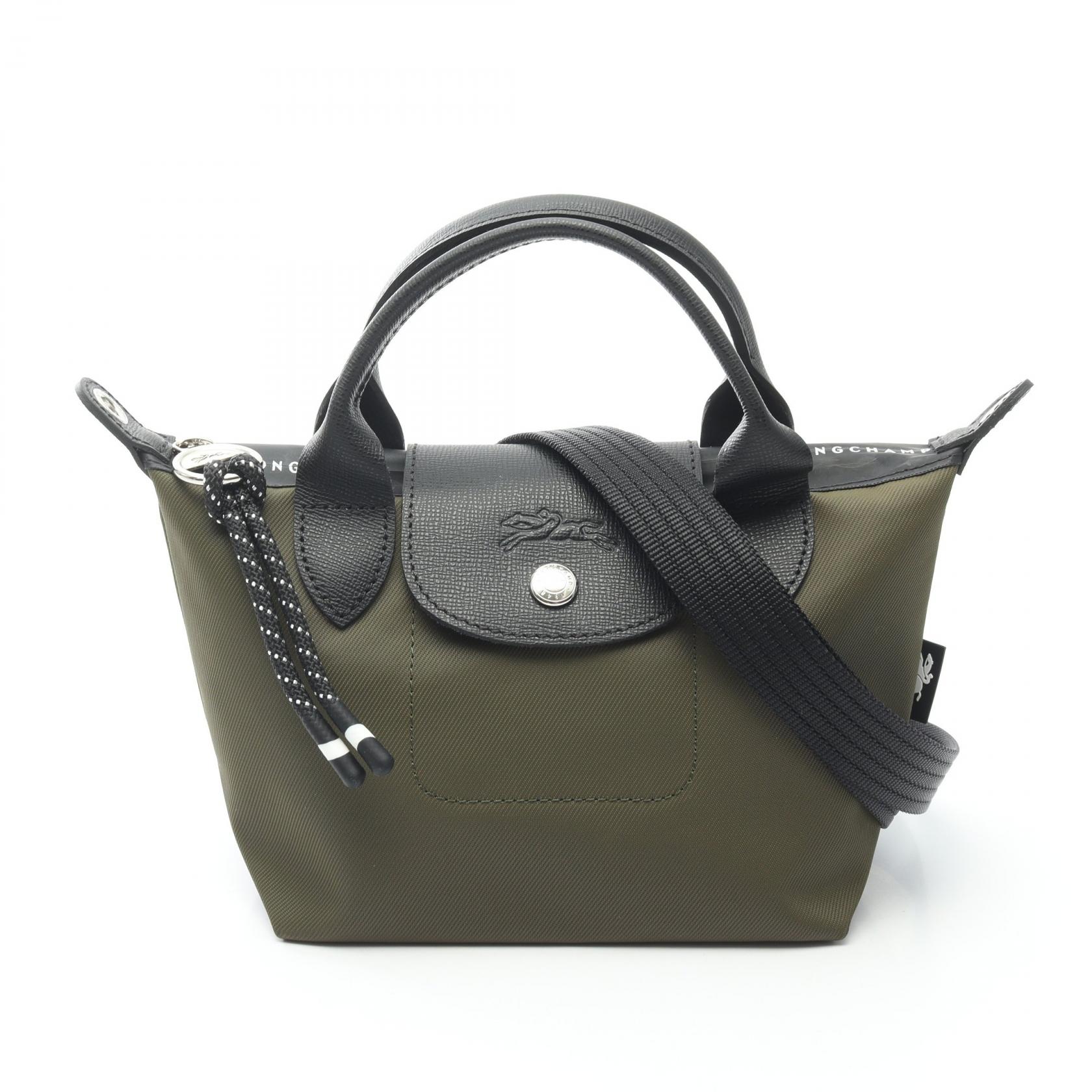 ロンシャン Longchamp ル プリアージュ エナジー XS 2WAY ハンドバッグ バッグ キャンバス レザー レディース カーキ系 / ブラック系 L1500HSR892 【新品】｜BRANDOFF TOKYO