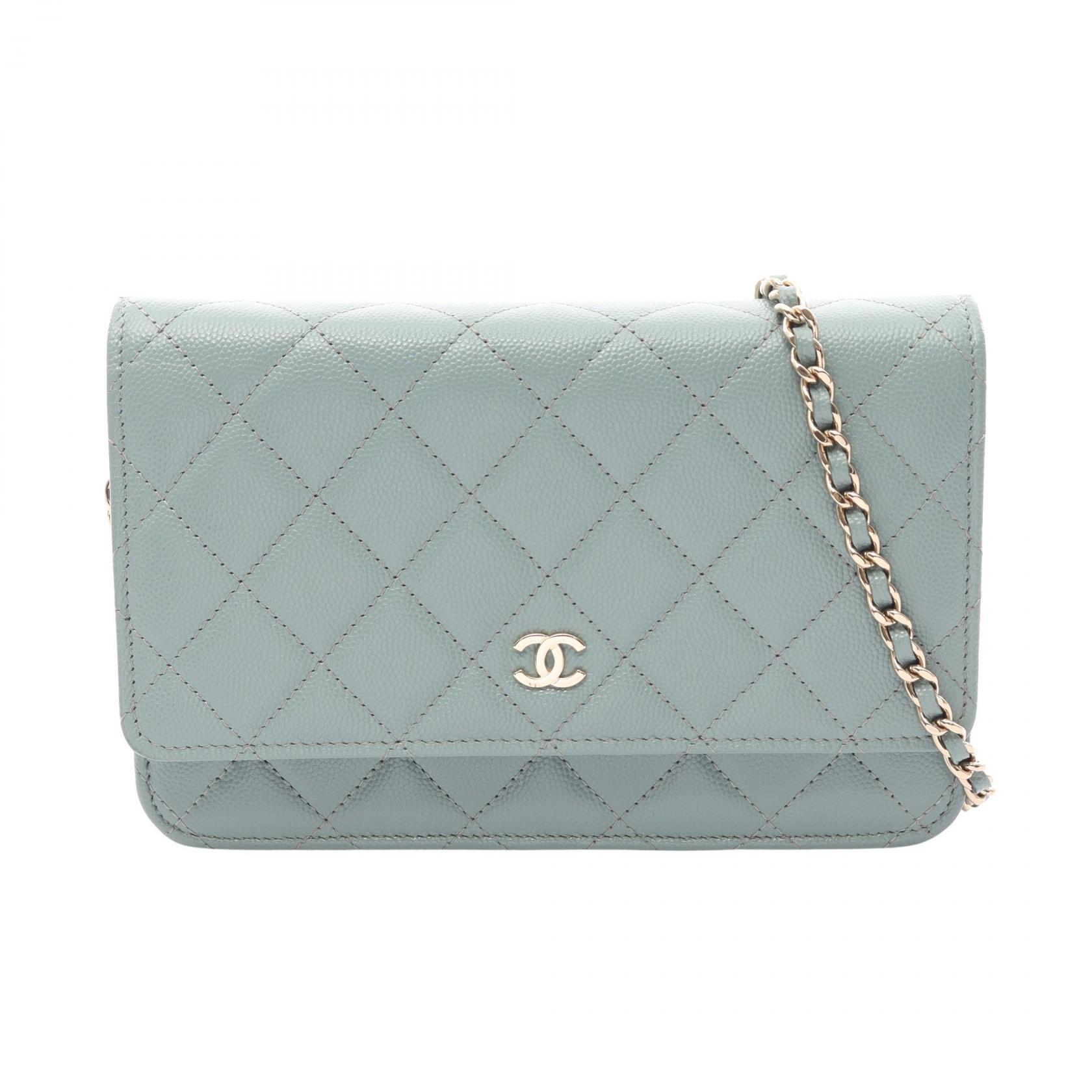 シャネル CHANEL マトラッセ ショルダーバッグ バッグ キャビアスキン(グレインドカーフ) レディース グリーン系 【中古】｜BRANDOFF TOKYO