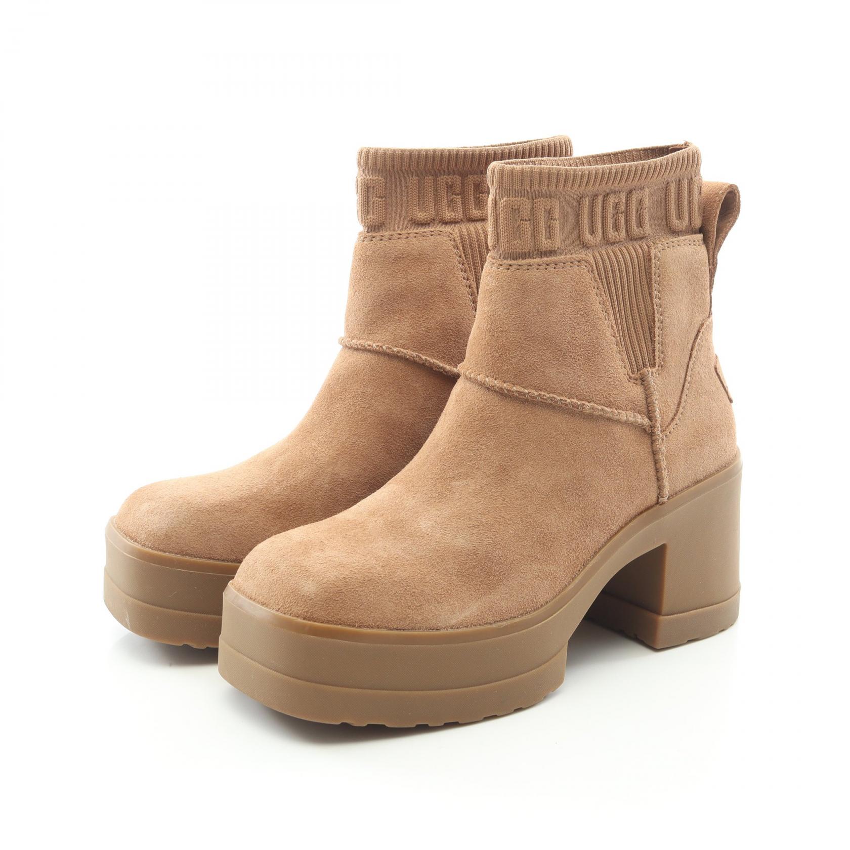 アグ UGG Moxy Chelsea ブーツ 靴 スウェード レディース ブラウン系 1173724 【中古】｜BRANDOFF TOKYO 13,860円