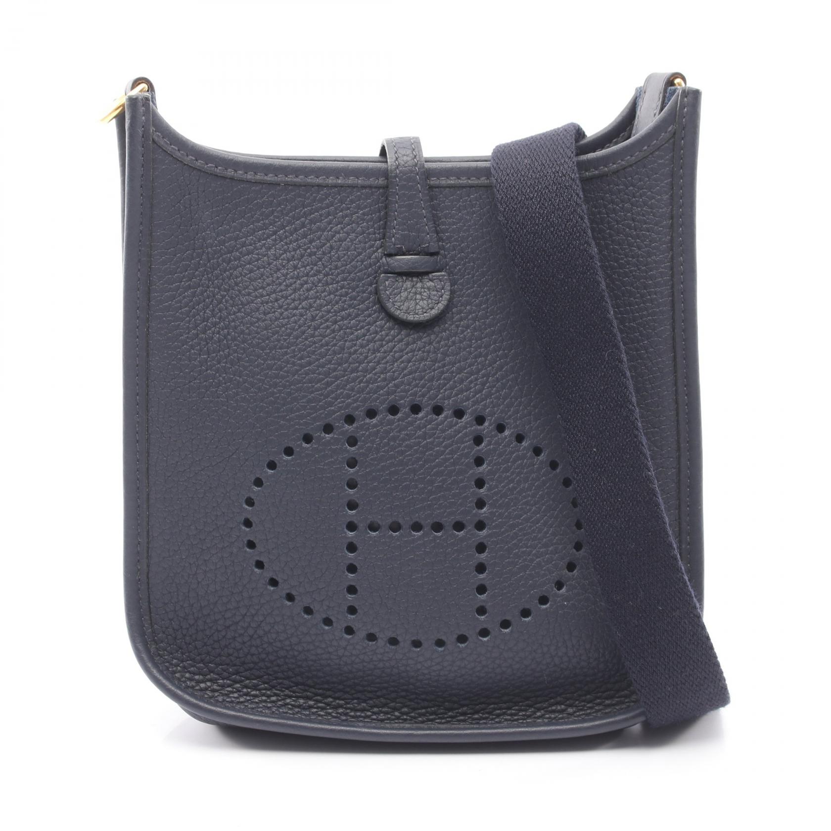 ≪5%OFFクーポン&まとめ買い10% ~7/26 9:59〆≫エルメス HERMES エヴリンTPM アマゾン ブルーニュイ ショルダーバッグ バッグ レザー トリヨンクレマンス レディース ネイビー系 【中古】|BRANDOFF TOKYO