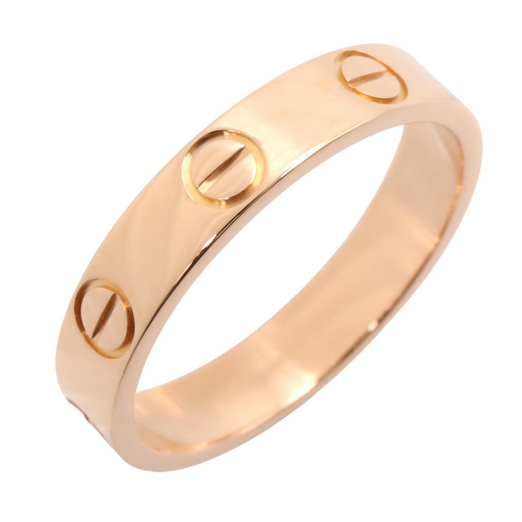カルティエ CARTIER ミニラブリング リング・指輪 ジュエリー K18PG（ピンクゴールド） レディース ゴールド系 B4085200 【中古】｜BRANDOFF TOKYO