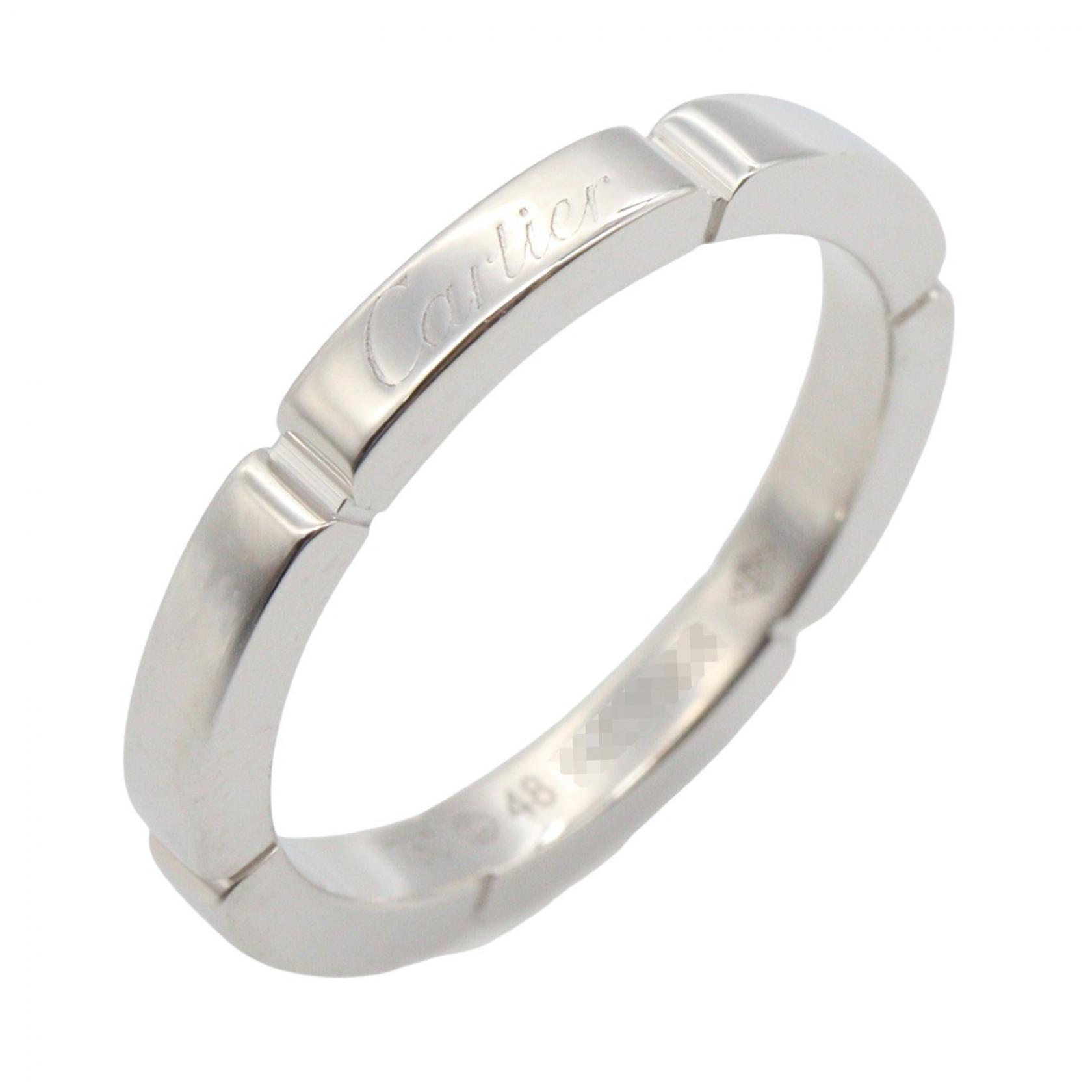 ≪5%OFFクーポン＆まとめ買い10% ～7/26 9:59〆≫カルティエ CARTIER マイヨンパンテールリング リング・指輪 ジュエリー K18WG（ホワイトゴールド） レディース シルバー系 【中古】｜BRANDOFF TOKYO