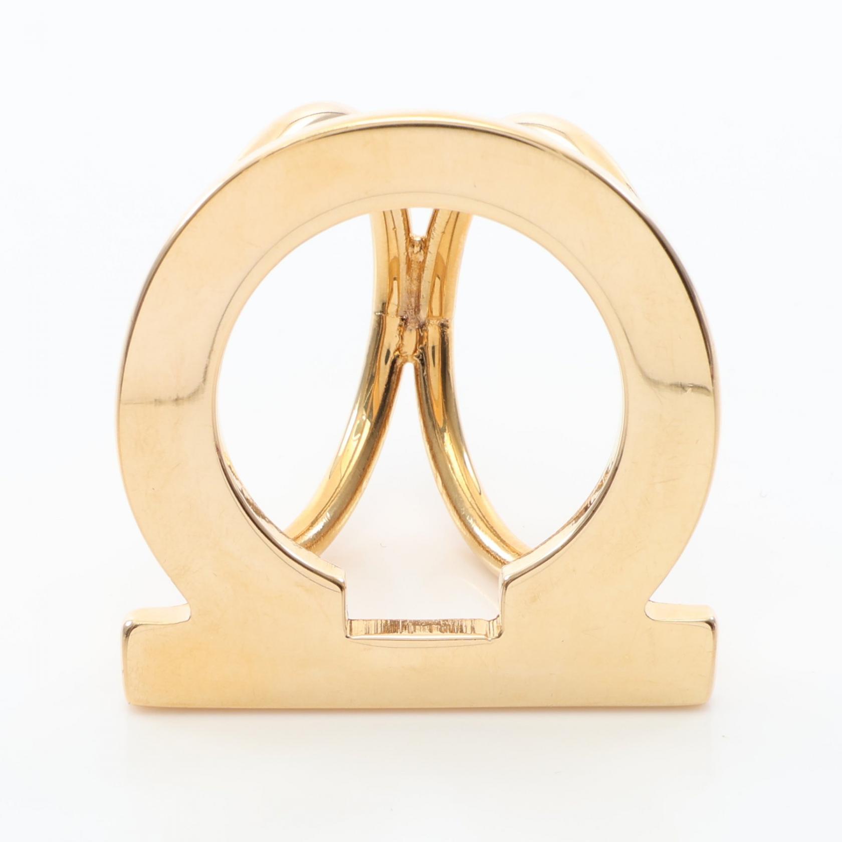 ≪5%OFFクーポン&まとめ買い10% ~7/26 9:59〆≫サルヴァトーレフェラガモ Salvatore Ferragamo ガンチーニ スカーフリング アクセサリー GP レディース ゴールド系 【中古】|BRANDOFF TOKYO