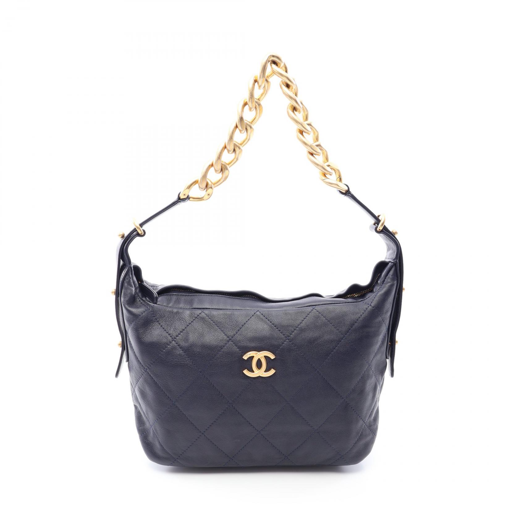 ≪5%OFFクーポン&まとめ買い10% ~7/26 9:59〆≫シャネル CHANEL マトラッセ ショルダーバッグ バッグ レザー レディース ネイビー系 AS2910 【中古】|BRANDOFF TOKYO