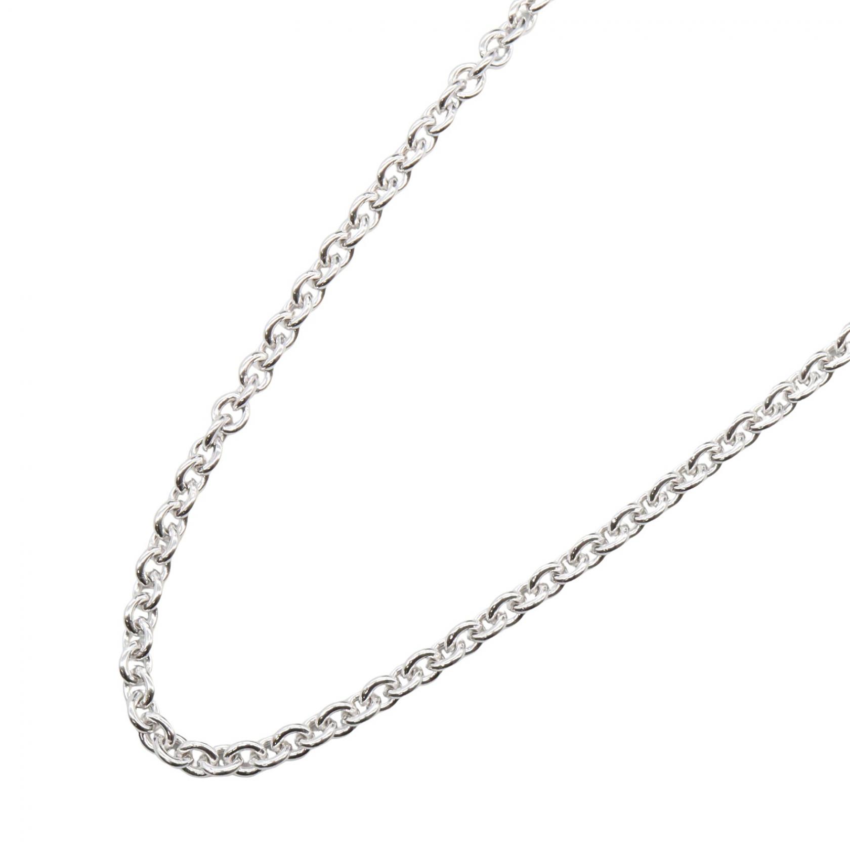 ≪5%OFFクーポン&まとめ買い10% ~7/26 9:59〆≫ブルガリ BVLGARI カテーネ ネックレス ネックレス ジュエリー K18WG(ホワイトゴールド) メンズ レディース シルバー系 【中古】|BRANDOFF TOKYO