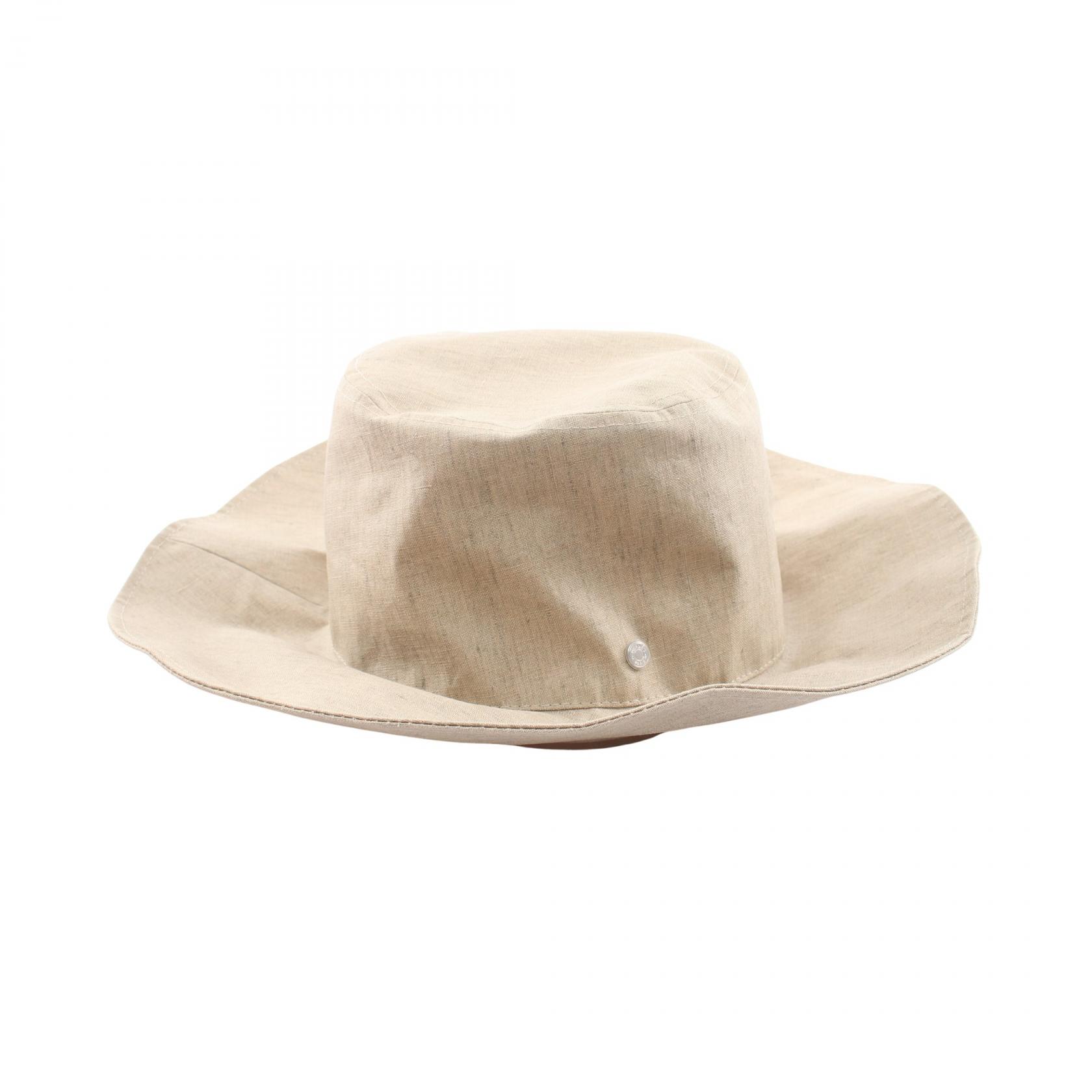 ≪5%OFFクーポン&まとめ買い10% ~7/26 9:59〆≫エルメス HERMES バケットハット 帽子 ファブリック レディース ベージュ系 【中古】|BRANDOFF TOKYO