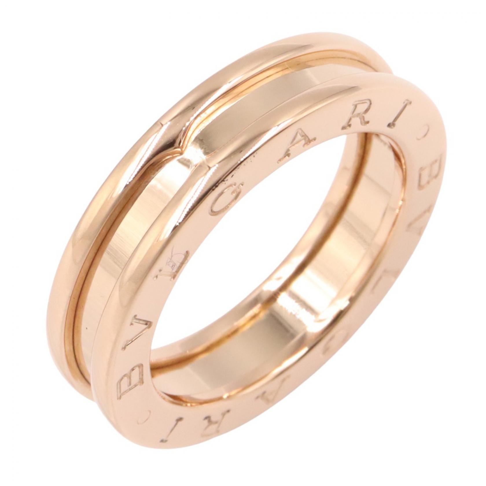 ≪5%OFFクーポン＆まとめ買い10% ～7/26 9:59〆≫ブルガリ BVLGARI B-zero1 ビーゼロワン リング 1バンド リング・指輪 ジュエリー K18PG（ピンクゴールド） レディース ゴールド系 36003 【中古】｜BRANDOFF TOKYO