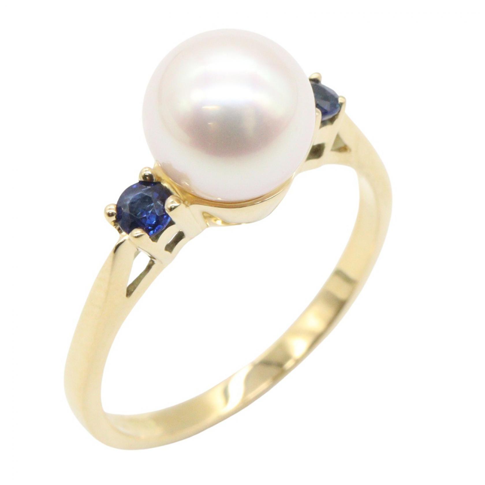 ≪5%OFFクーポン&まとめ買い10% ~7/26 9:59〆≫ティファニー TIFFANY&CO パール リング リング・指輪 ジュエリー K18(イエローゴールド) パール レディース ゴールド系 / ホワイト系 【中古】|BRANDOFF TOKYO