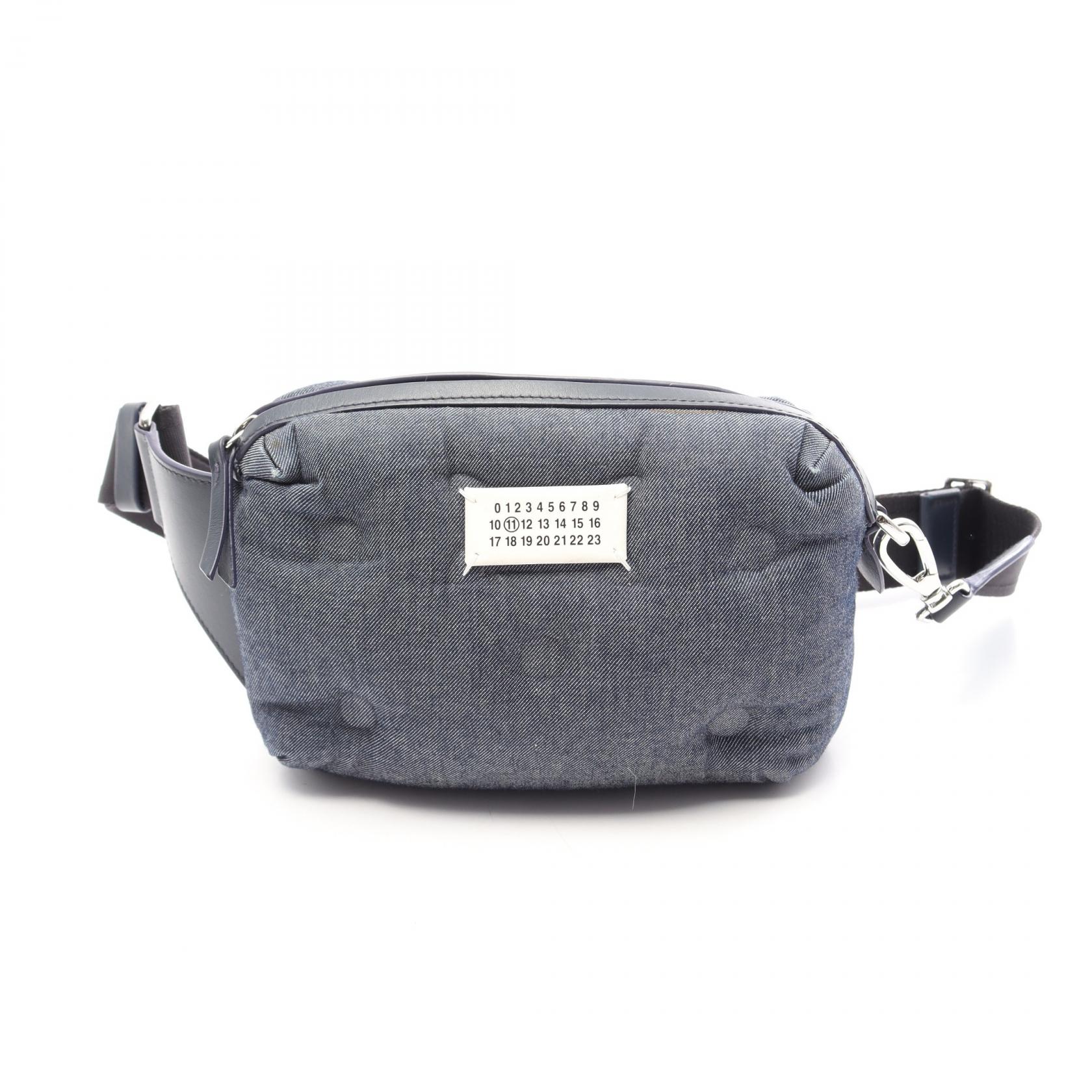 メゾンマルジェラ11 Maison Margiela 11 GLAM SLAM ウエストバッグ ボディバッグ バッグ デニム レザー メンズ レディース ブルー系 SB2WG0011P 【中古】｜BRANDOFF TOKYO