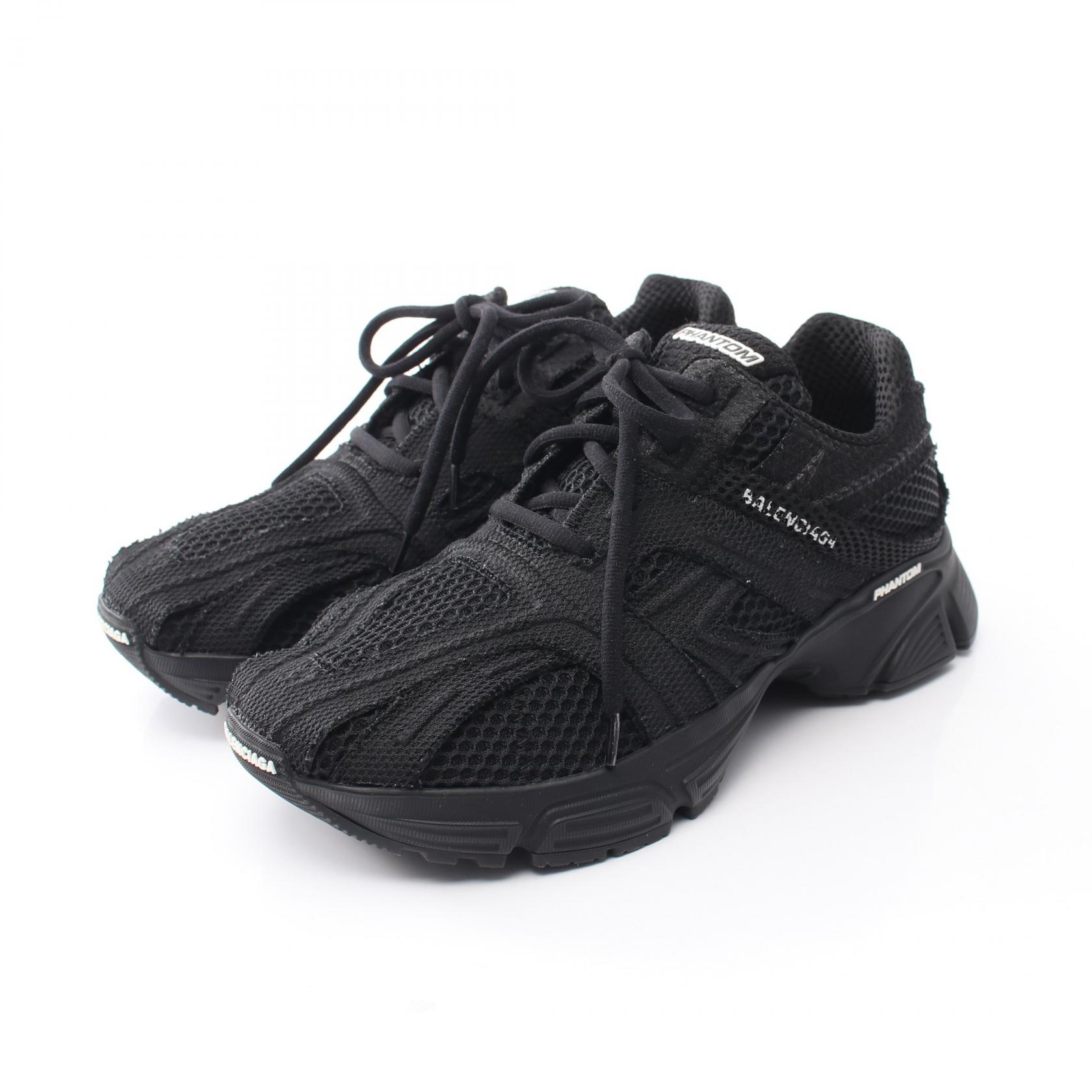 ≪5%OFFクーポン&まとめ買い10% ~7/26 9:59〆≫バレンシアガ BALENCIAGA PHANTOM ファントム スニーカー 靴 ファブリック レディース ブラック系 【中古】|BRANDOFF TOKYO
