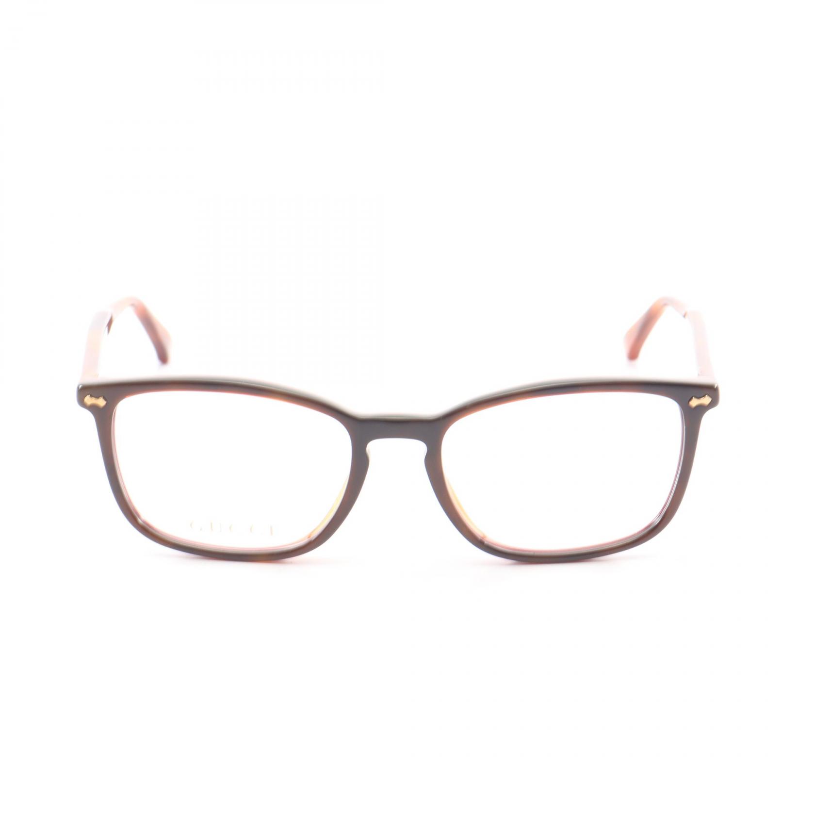 ≪5%OFFクーポン&まとめ買い10% ~7/26 9:59〆≫グッチ GUCCI 度なし メガネ 衣料品 プラスチック メンズ レディース ブラウン系 GG0188O5 【新品】|BRANDOFF TOKYO