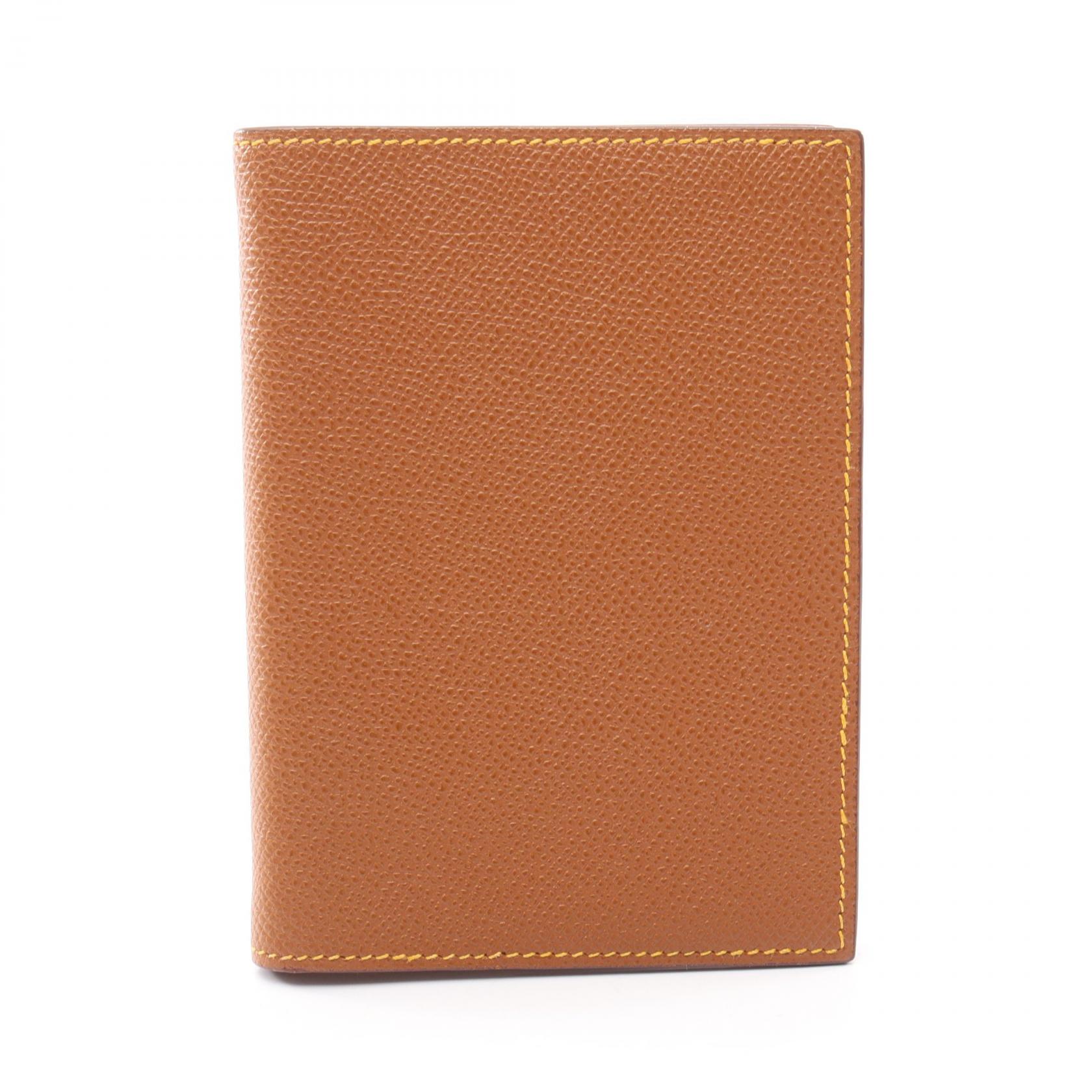 ≪5%OFFクーポン＆まとめ買い10% 7/19 20時～≫エルメス HERMES アジェンダGM マロンドインディ ポティロン 手帳カバー アクセサリー ヴォーエプソン ヴォーエプソン レディース ブラウン系 【中古】｜BRANDOFF TOKYO