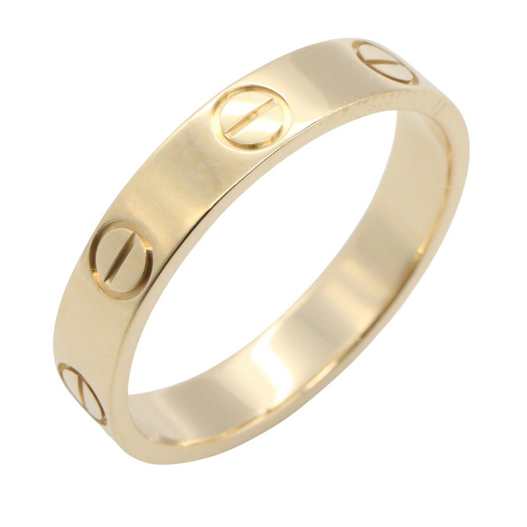 カルティエ CARTIER ミニラブリング リング・指輪 ジュエリー K18（イエローゴールド） メンズ レディース ゴールド系 B4085000 【中古】｜BRANDOFF TOKYO