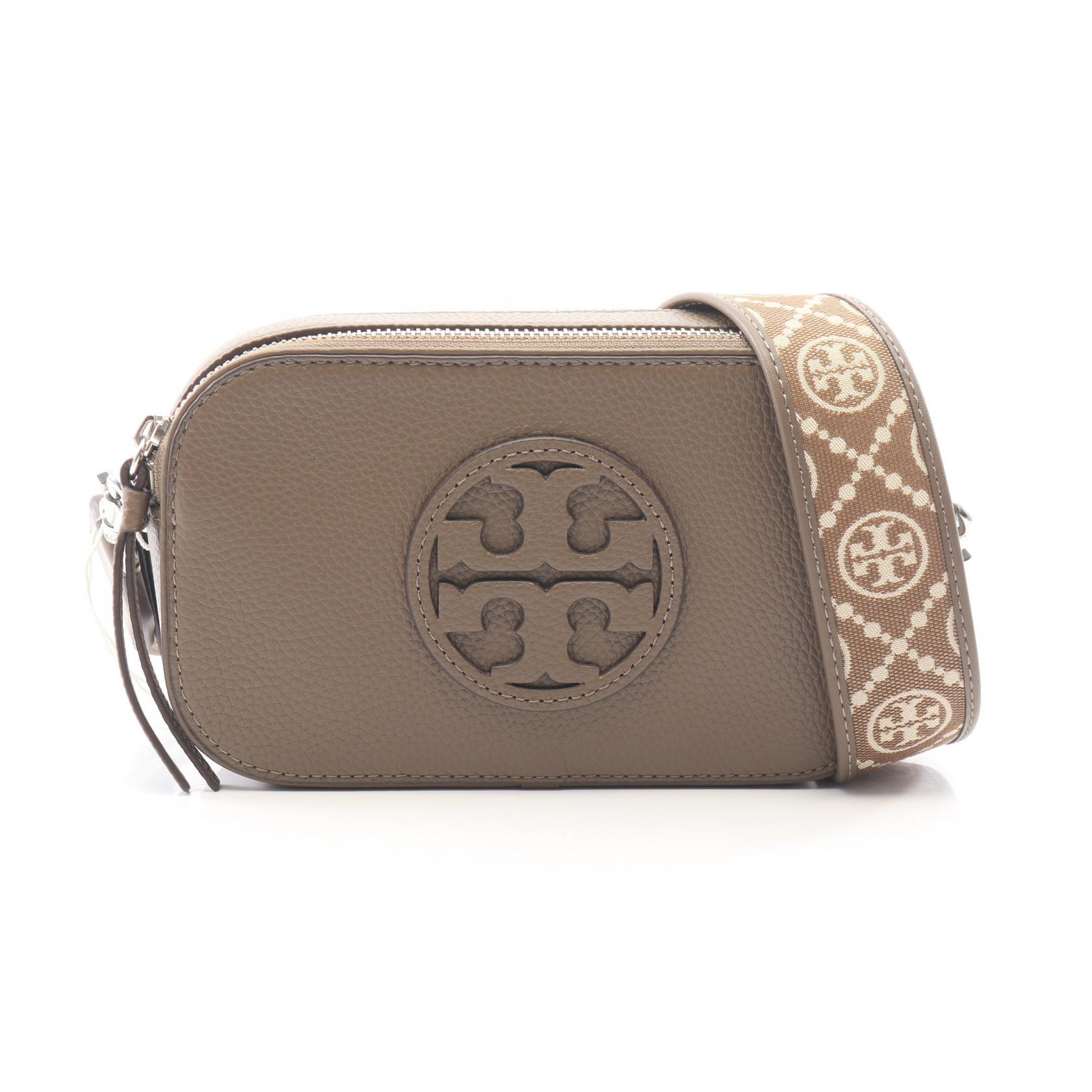 ≪5%OFFクーポン&まとめ買い10% ~7/26 9:59〆≫トリーバーチ Tory Burch MILLER MINI ミラー ミニ ショルダーバッグ バッグ レザー レディース グレー系 171955250 【新品】|BRANDOFF TOKYO