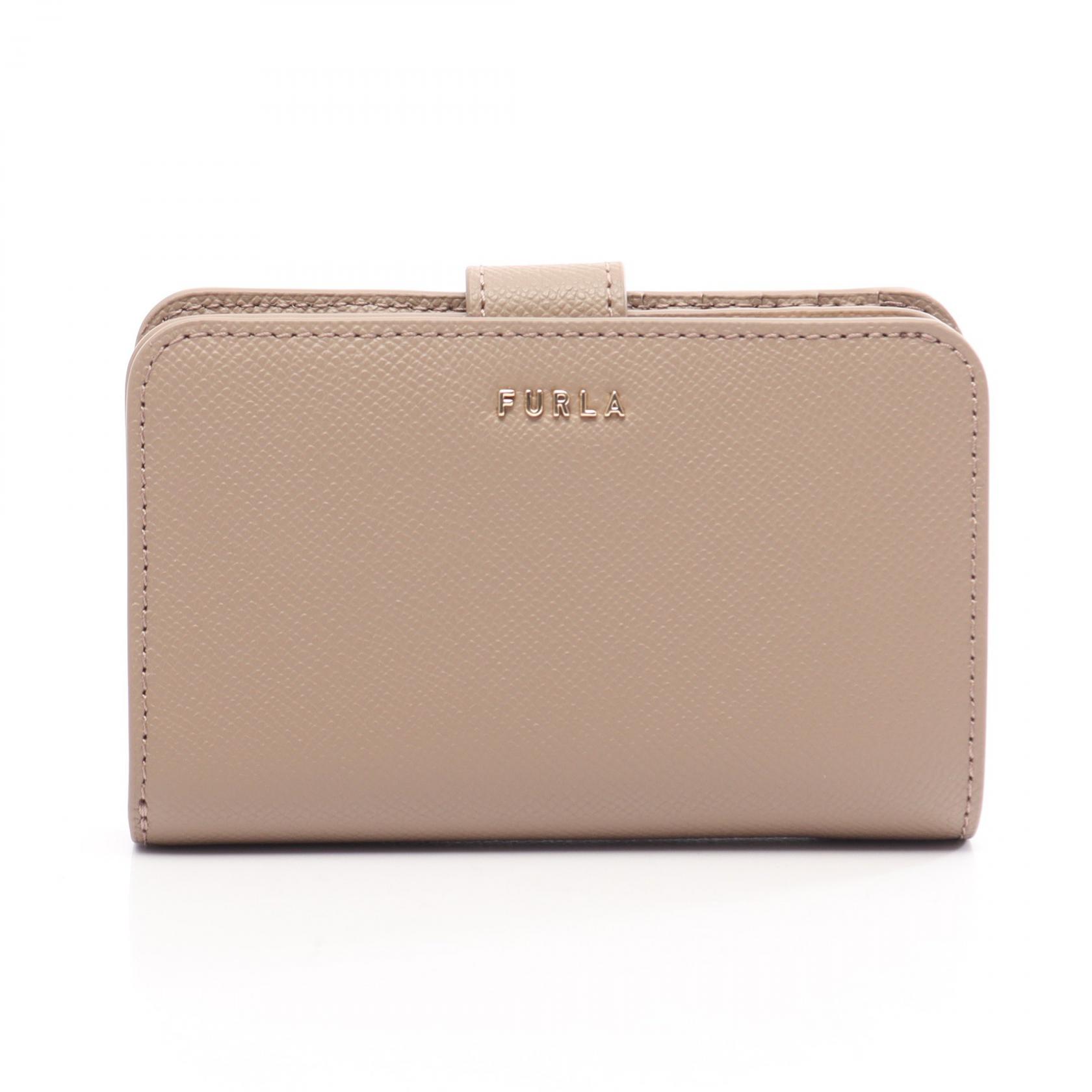 ≪5%OFFクーポン＆まとめ買い10% ～7/26 9:59〆≫フルラ Furla CLASSIC M 二つ折り財布 財布 レザー レディース ベージュ系 WP00444BX0306TAU00 【新品】｜BRANDOFF TOKYO
