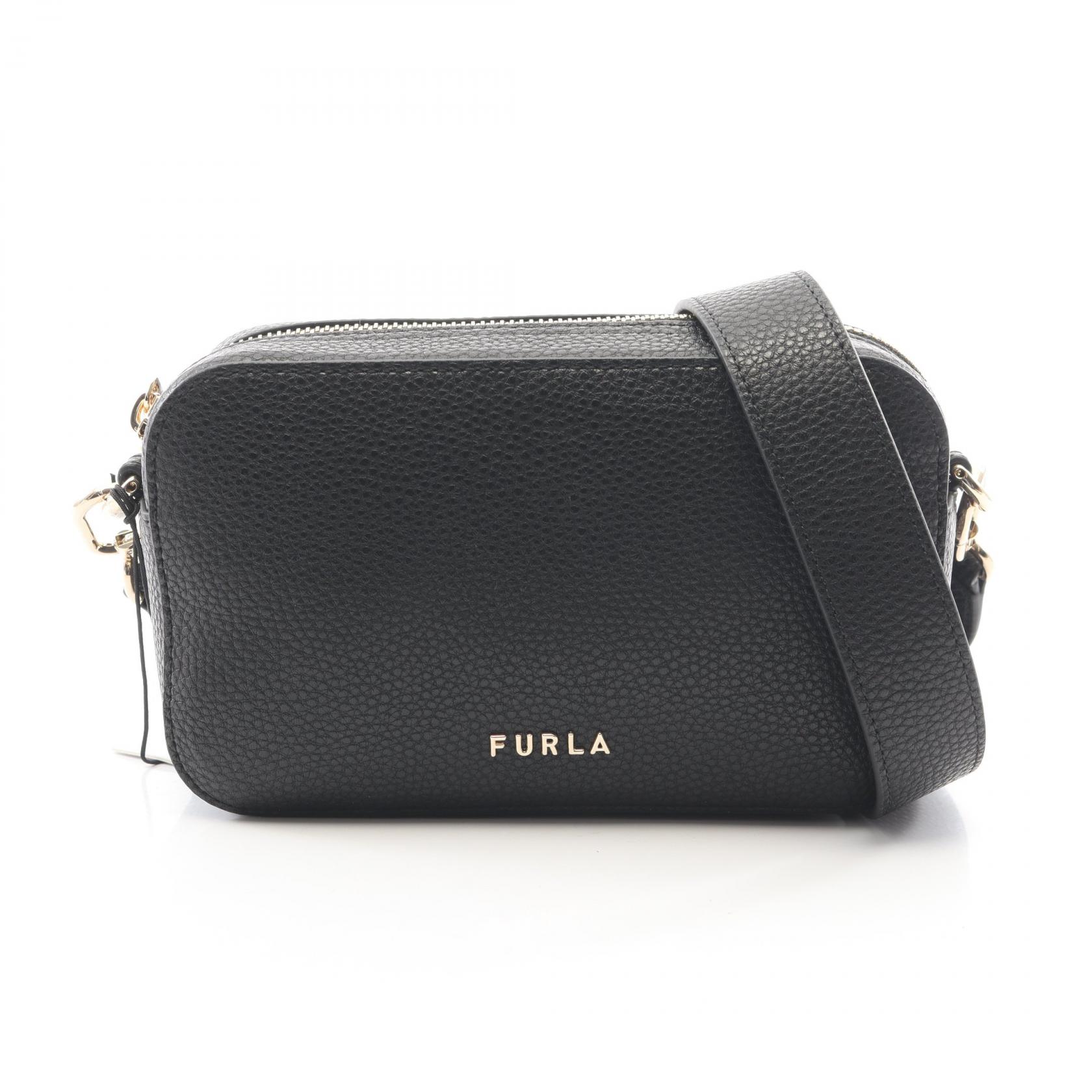 ≪5%OFFクーポン＆まとめ買い10% ～7/26 9:59〆≫フルラ Furla PETUNIA MINI CROSSBODY ショルダーバッグ バッグ レザー レディース ブラック系 WB01844BX0305O6000 【新品】｜BRANDOFF TOKYO