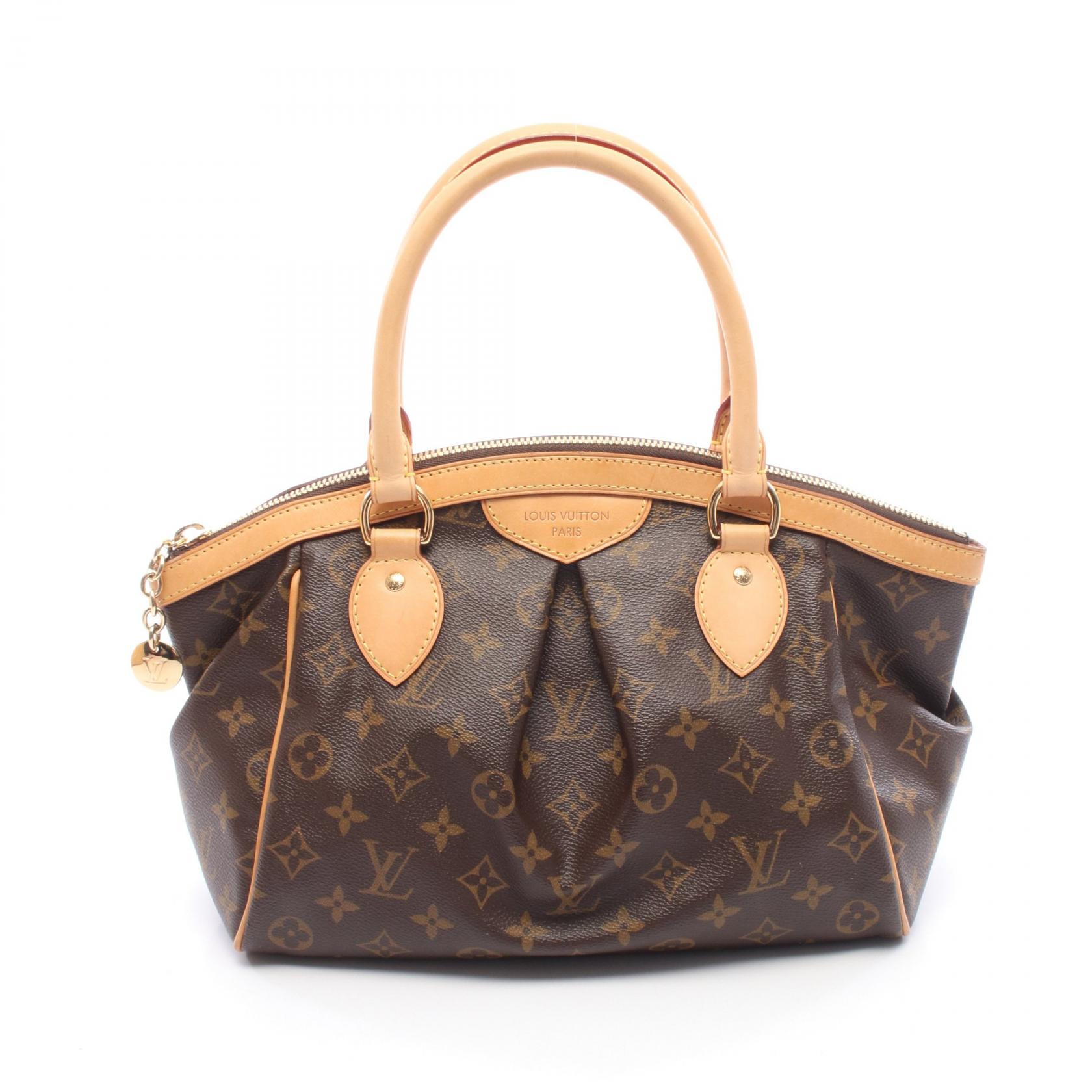 ≪5%OFFクーポン&まとめ買い10% ~7/26 9:59〆≫ルイ・ヴィトン LOUIS VUITTON ティヴォリPM ハンドバッグ バッグ PVCコーティングキャンバス レザー モノグラム レディース ブラウン系 M40143 【中古】|BRANDOFF TOKYO