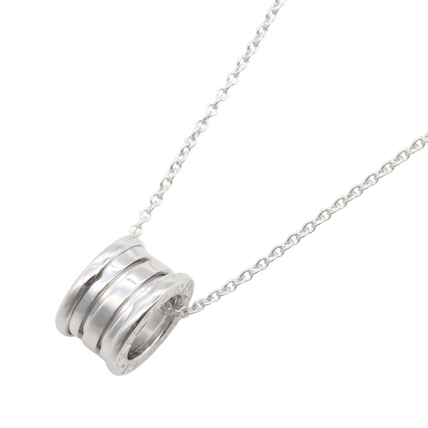 ≪5%OFFクーポン&まとめ買い10% ~7/26 9:59〆≫ブルガリ BVLGARI B.zero1 ビーゼロワン ネックレス ネックレス ジュエリー K18WG(ホワイトゴールド) レディース シルバー系 【中古】|BRANDOFF TOKYO