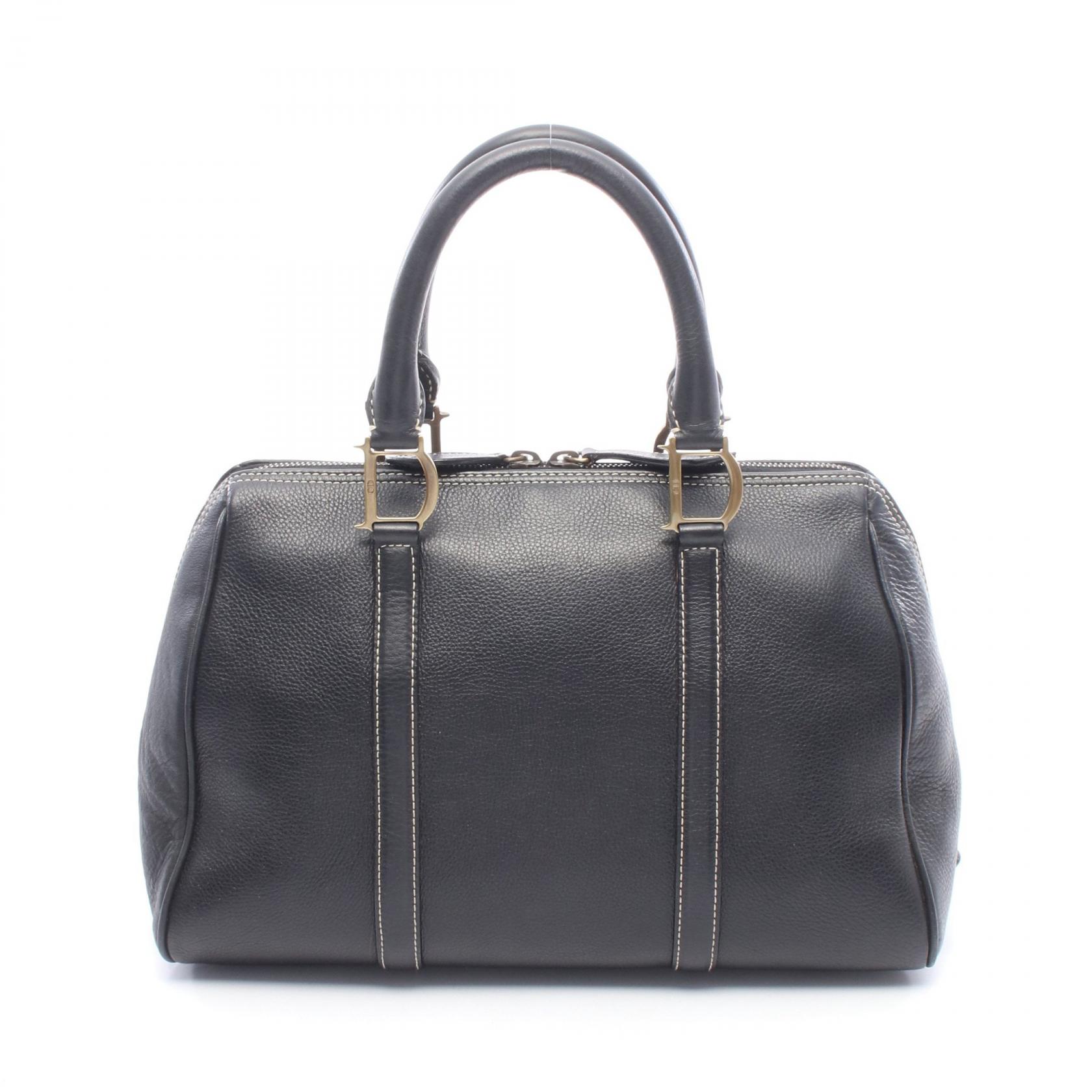 ≪5%OFFクーポン＆まとめ買い10% ～7/26 9:59〆≫ディオール Dior ヴィンテージ ボストンバッグ バッグ レザー レディース ブラック系 【中古】｜BRANDOFF TOKYO