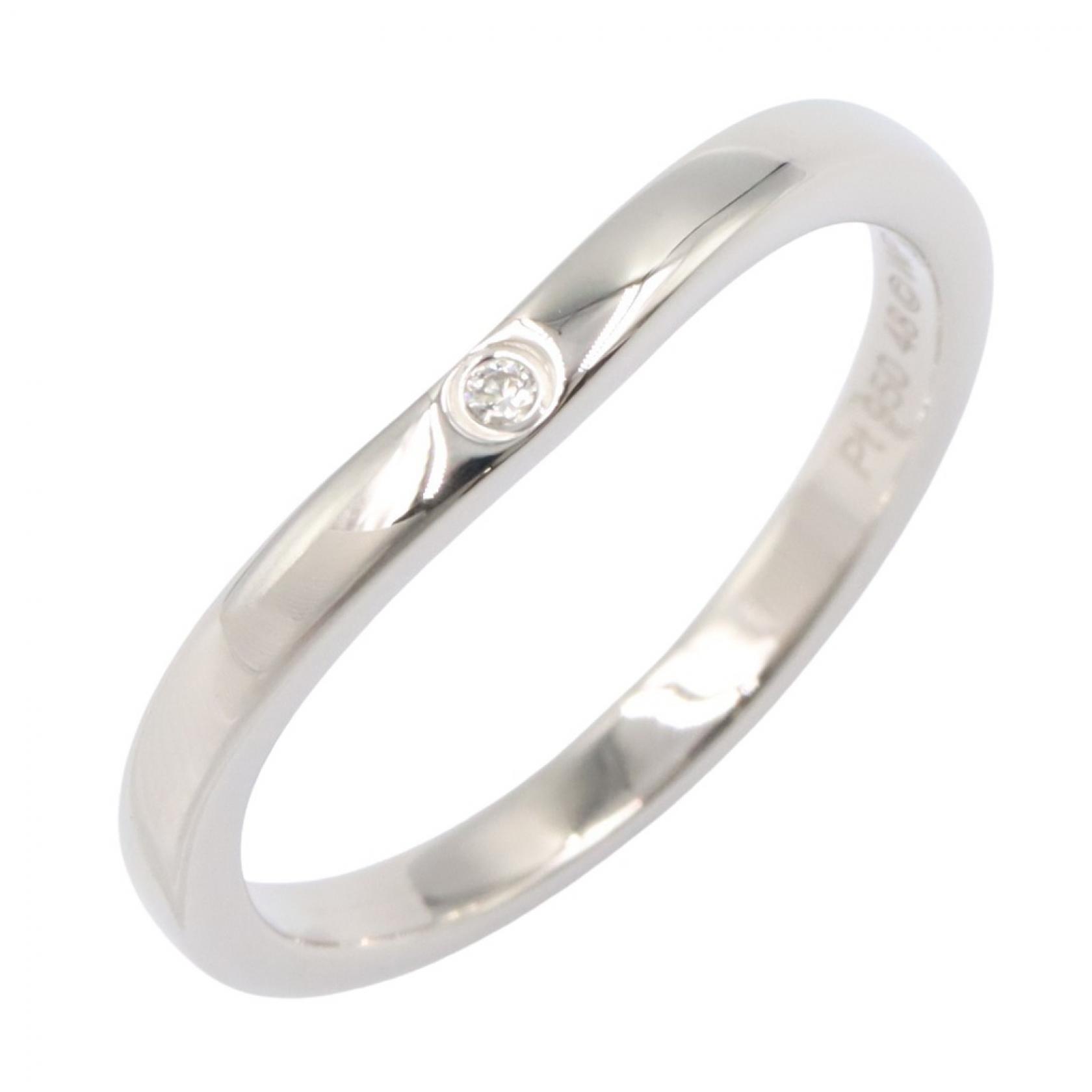 ≪5%OFFクーポン＆まとめ買い10% ～7/26 9:59〆≫カルティエ CARTIER バレリーナ ダイヤ3P リング リング・指輪 ジュエリー Pt950プラチナ ダイヤモンド レディース シルバー系 / クリア系 B4092948 【中古】｜BRANDOFF TOKYO