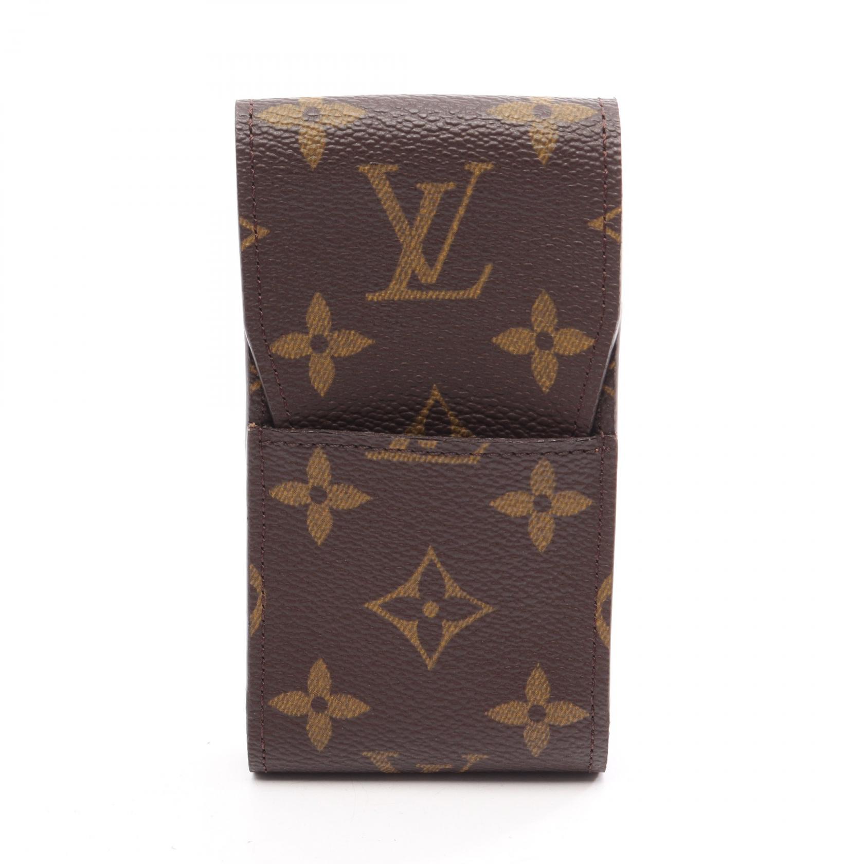 ルイ・ヴィトン LOUIS VUITTON エテュイ シガレット モノグラム アクセサリー PVC メンズ レディース ブラウン系 M63024 【中古】｜BRANDOFF TOKYO 22,000円