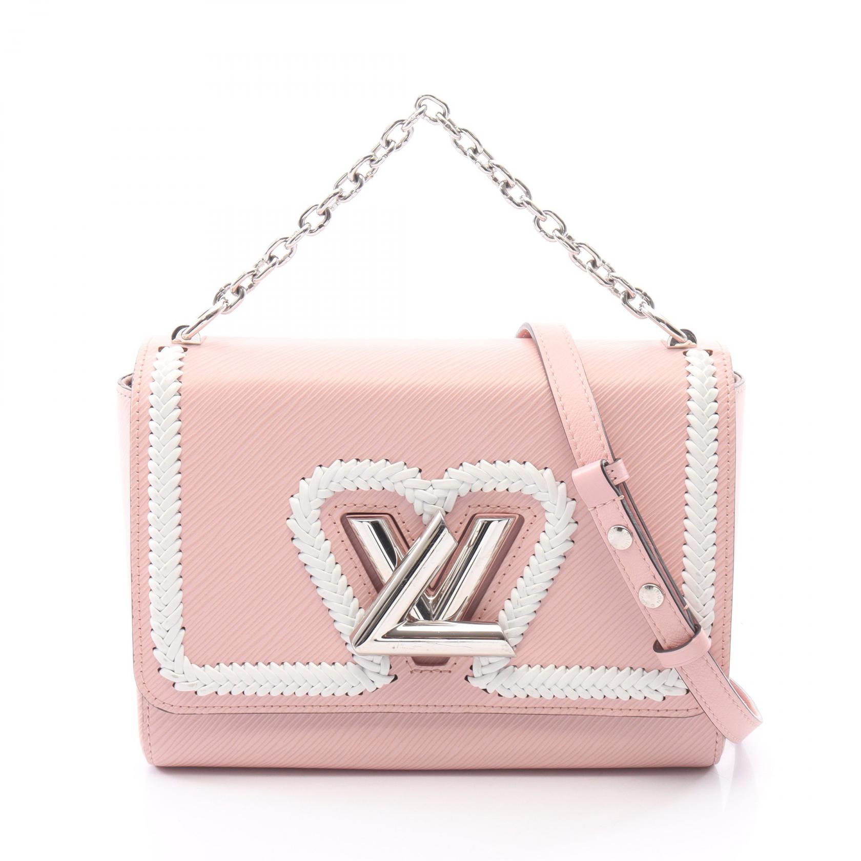 ≪5%OFFクーポン＆まとめ買い10% ～7/26 9:59〆≫ルイ・ヴィトン LOUIS VUITTON ツイストMM 2WAY ハンドバッグ バッグ レザー エピ レディース ピンク系 / ホワイト系 M53126 【中古】｜BRANDOFF TOKYO