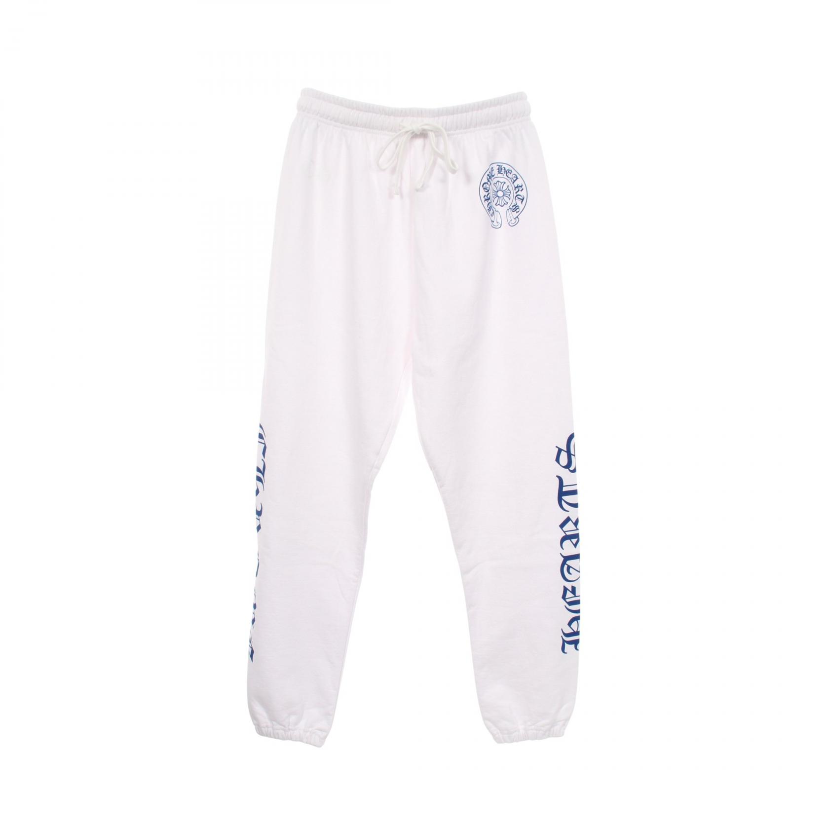 ≪5%OFFクーポン&まとめ買い10% ~7/26 9:59〆≫クロムハーツ CHROME HEARTS ホースシュー CHプラス オールドイングリッシュ パンツ 衣料品 ボトムス コットン メンズ ホワイト系 / ブルー系 【中古】|BRANDOFF TOKYO