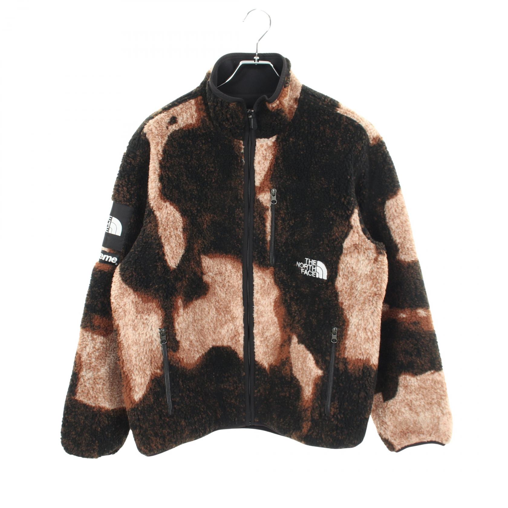シュプリーム Supreme Supreme &times; THE NORTH FACE ブリーチドデニムプリント フリース 衣料品 アウター ポリエステル メンズ ブラウン系 / ブラック系 NF0A7WOB 【中古】｜BRANDOFF TOKYO