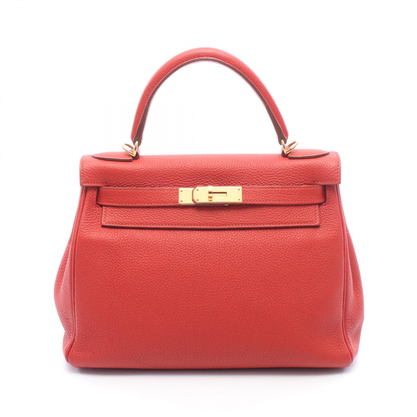 ≪5%OFFクーポン&まとめ買い10% ~7/26 9:59〆≫エルメス HERMES ケリー28 ヴァーミリオン 内縫い 2WAY ハンドバッグ バッグ トゴ トゴ レディース レッド系 【中古】|BRANDOFF TOKYO