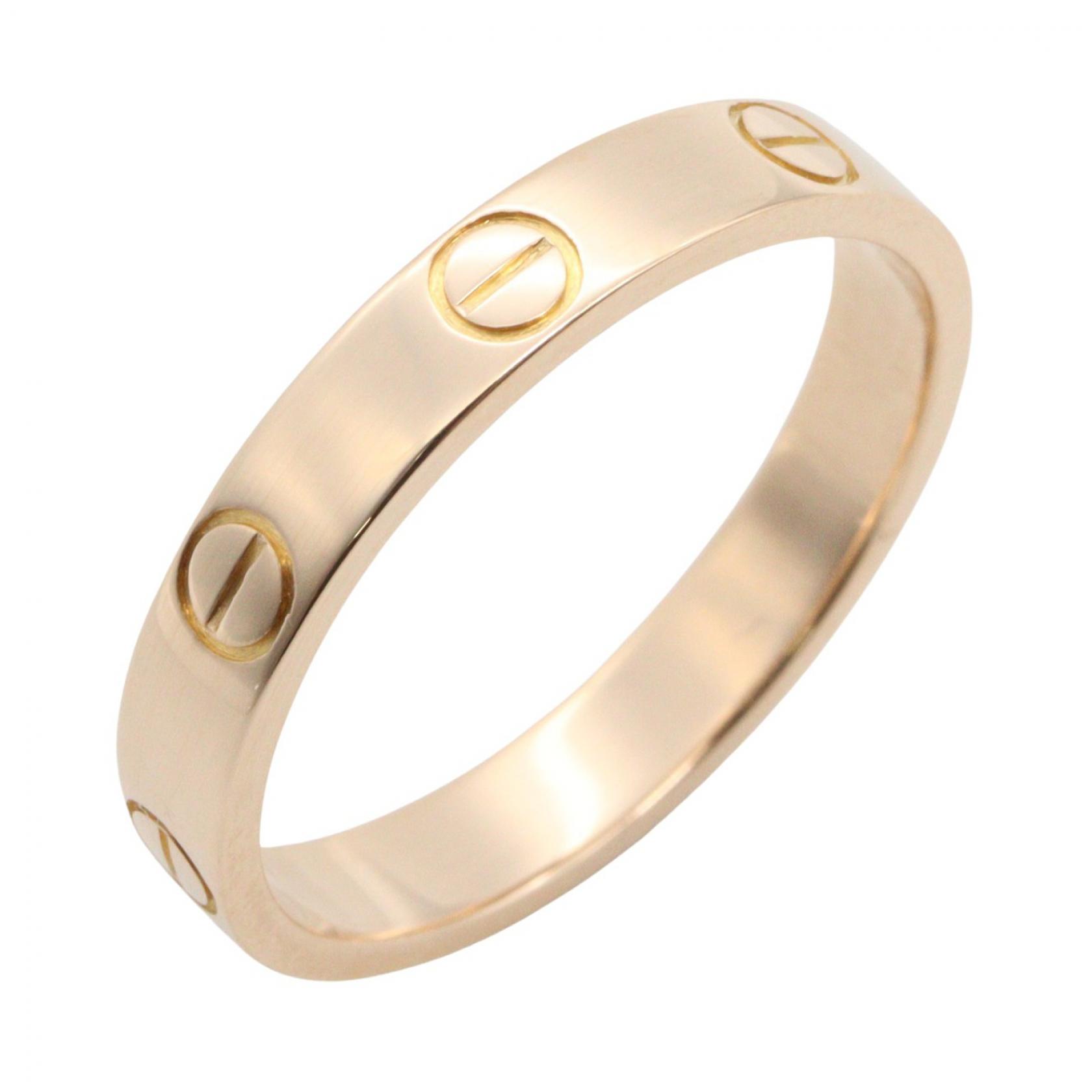 カルティエ CARTIER ミニラブリング リング・指輪 ジュエリー K18PG（ピンクゴールド） レディース ゴールド系 B4085200 【中古】｜BRANDOFF TOKYO