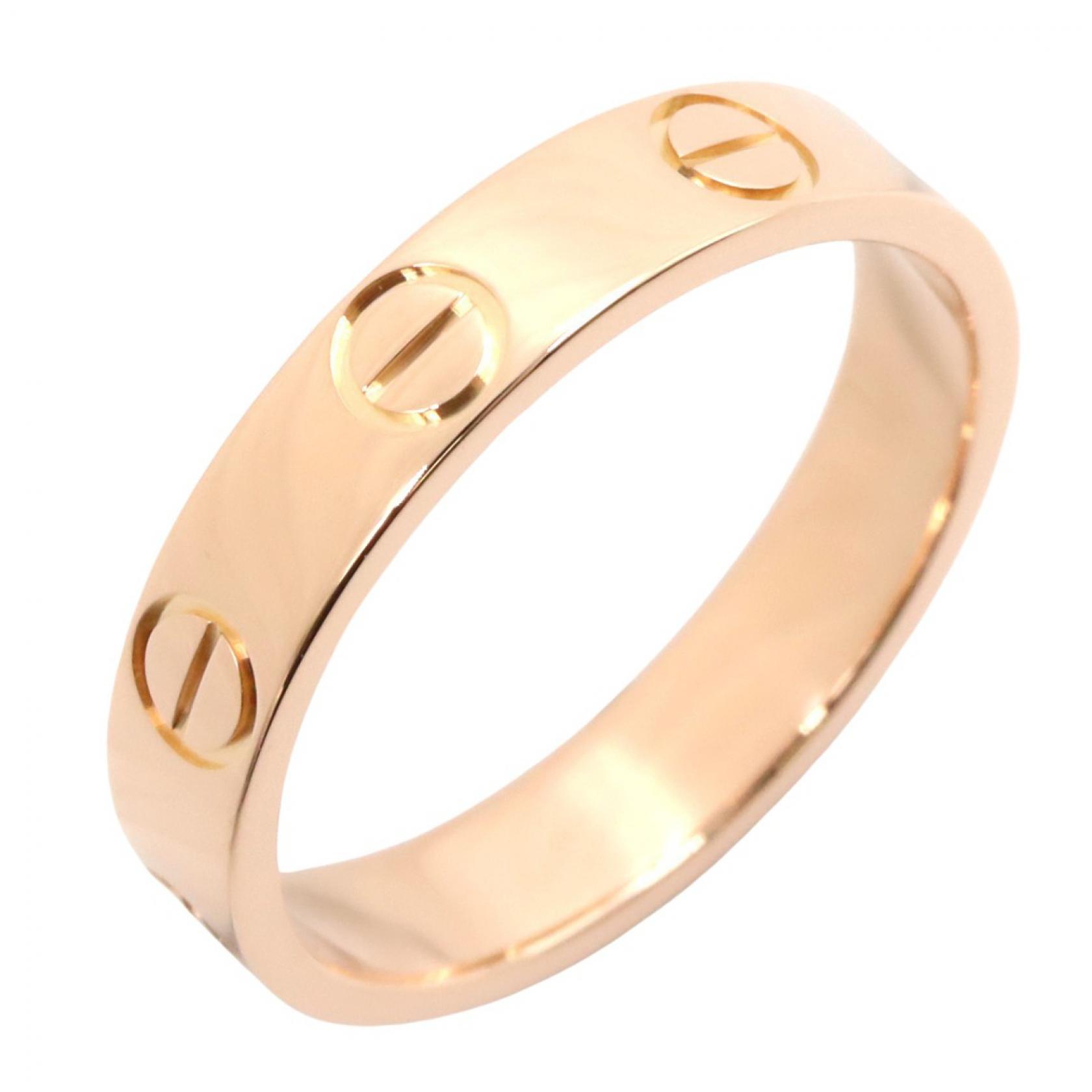 カルティエ CARTIER ミニラブリング リング・指輪 ジュエリー K18PG（ピンクゴールド） レディース ゴールド系 B4085200 【中古】｜BRANDOFF TOKYO