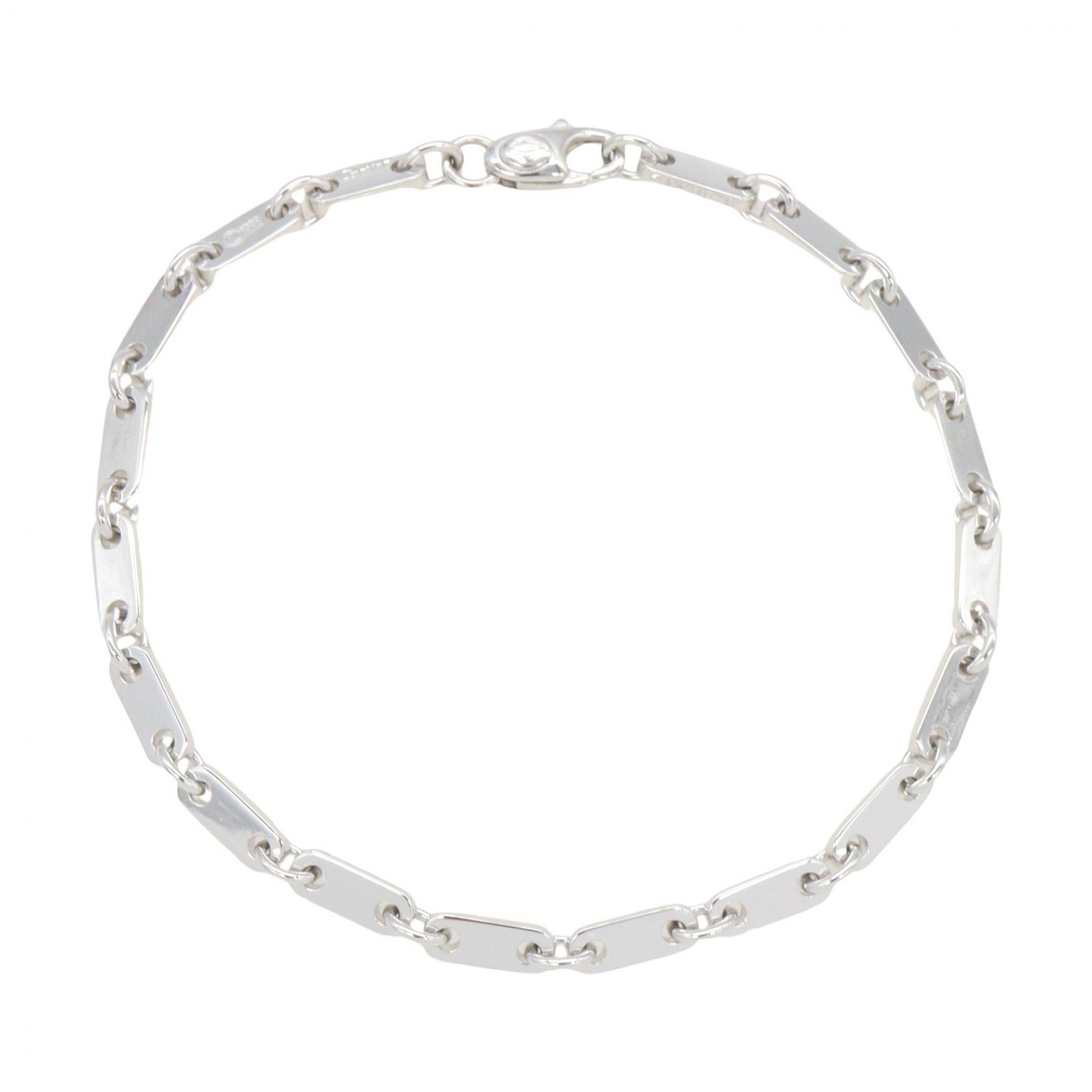 カルティエ CARTIER フィガロ ブレスレット ブレスレット アクセサリー K18WG(ホワイトゴールド) メンズ レディース シルバー系 【中古】|BRANDOFF TOKYO
