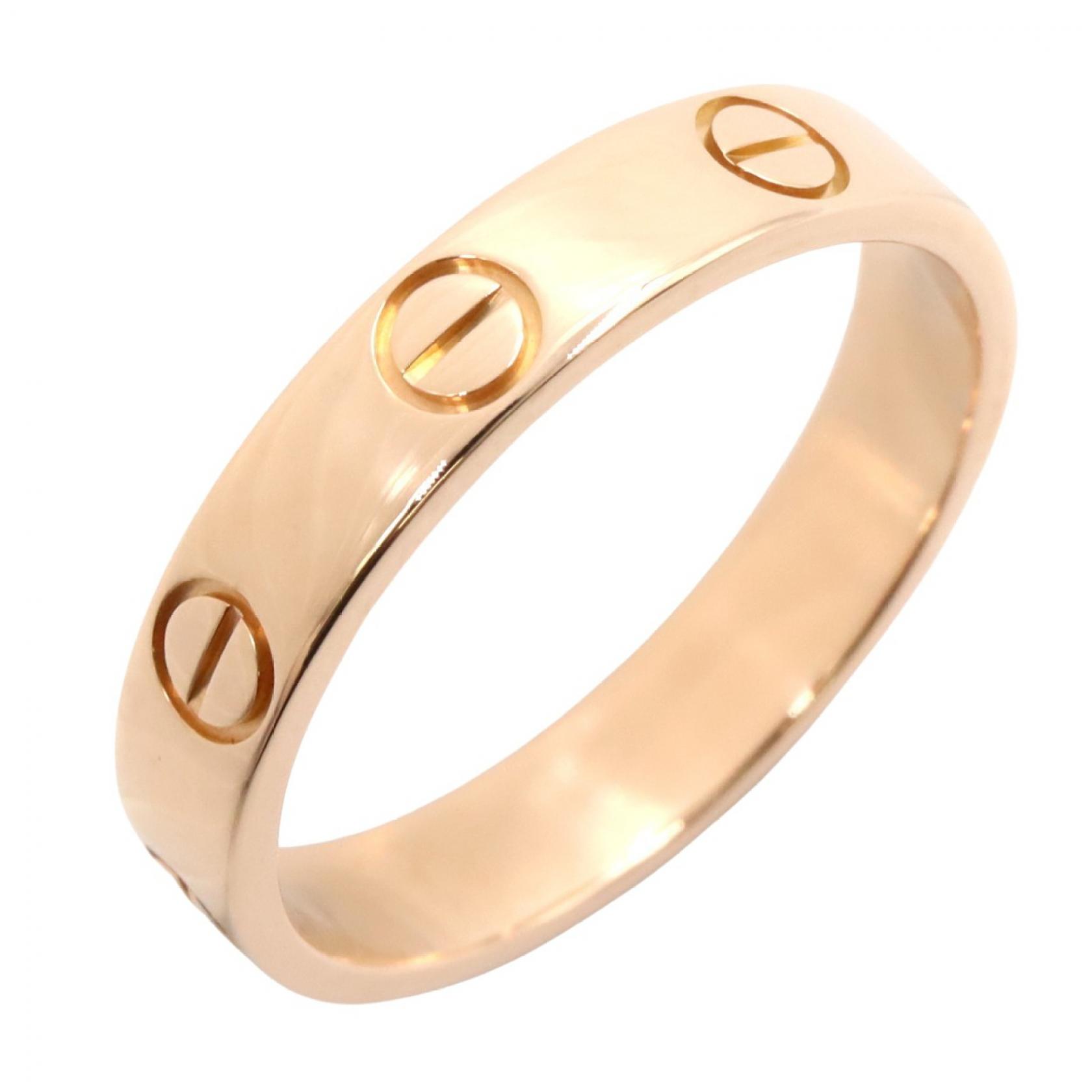 カルティエ CARTIER ミニラブリング リング・指輪 ジュエリー K18PG（ピンクゴールド） レディース ゴールド系 B4085200 【中古】｜BRANDOFF TOKYO