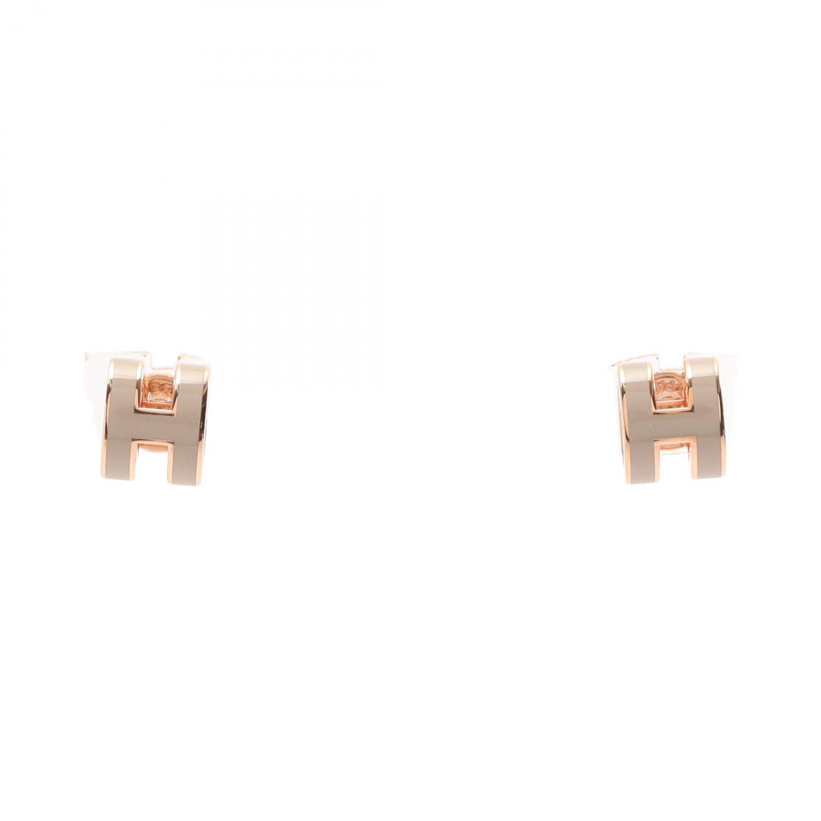 エルメス HERMES MINI POP H ミニポップアッシュ マロングラッセ ピアス ジュエリー GP（ゴールドメッキ） レディース ゴールド系 / ベージュ系 H608002F055 【中古】｜BRANDOFF TOKYO