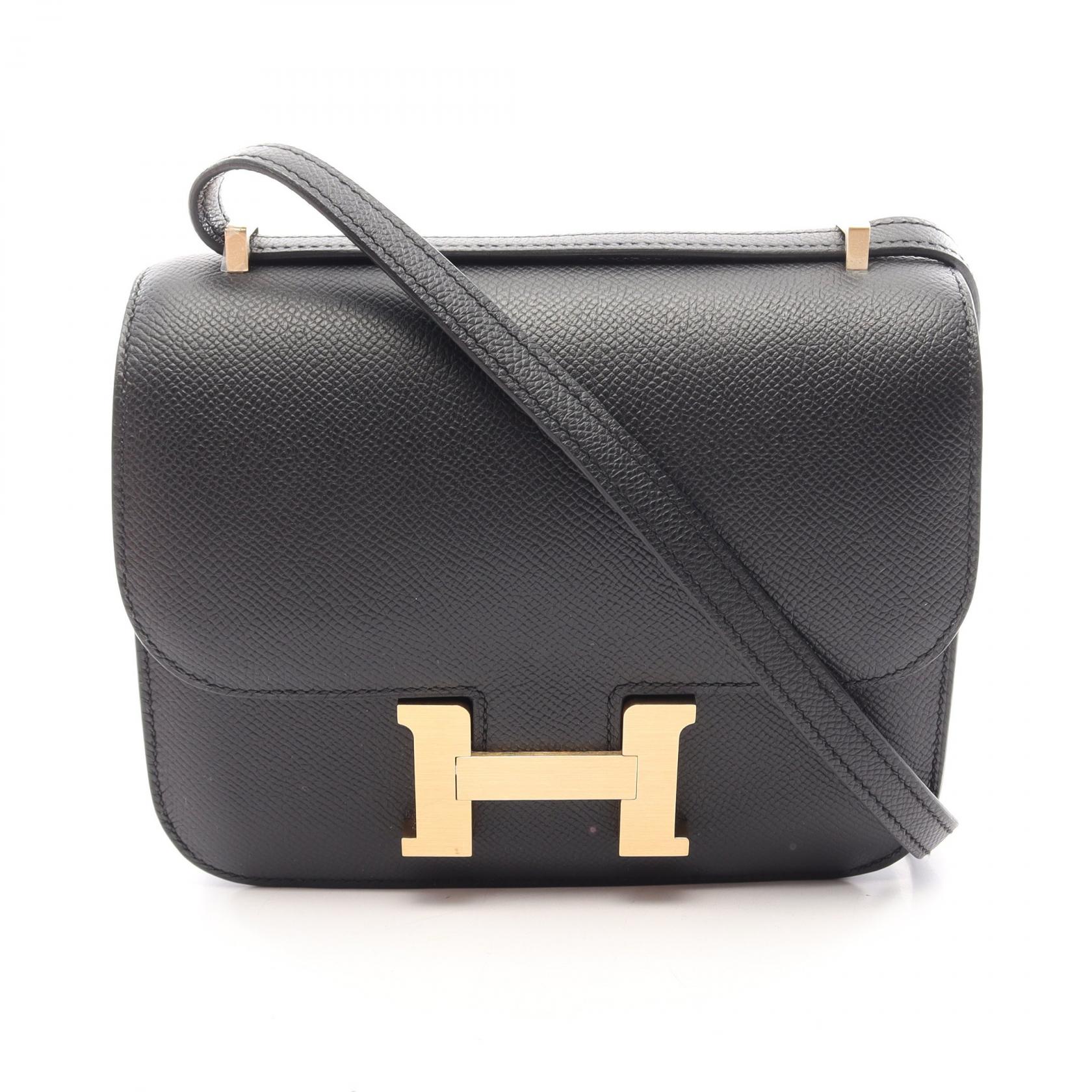 エルメス HERMES コンスタンス3 ミニ ショルダーバッグ バッグ ヴォーエプソン ヴォーエプソン レディース ブラック系 083905CU 【中古】|BRANDOFF TOKYO