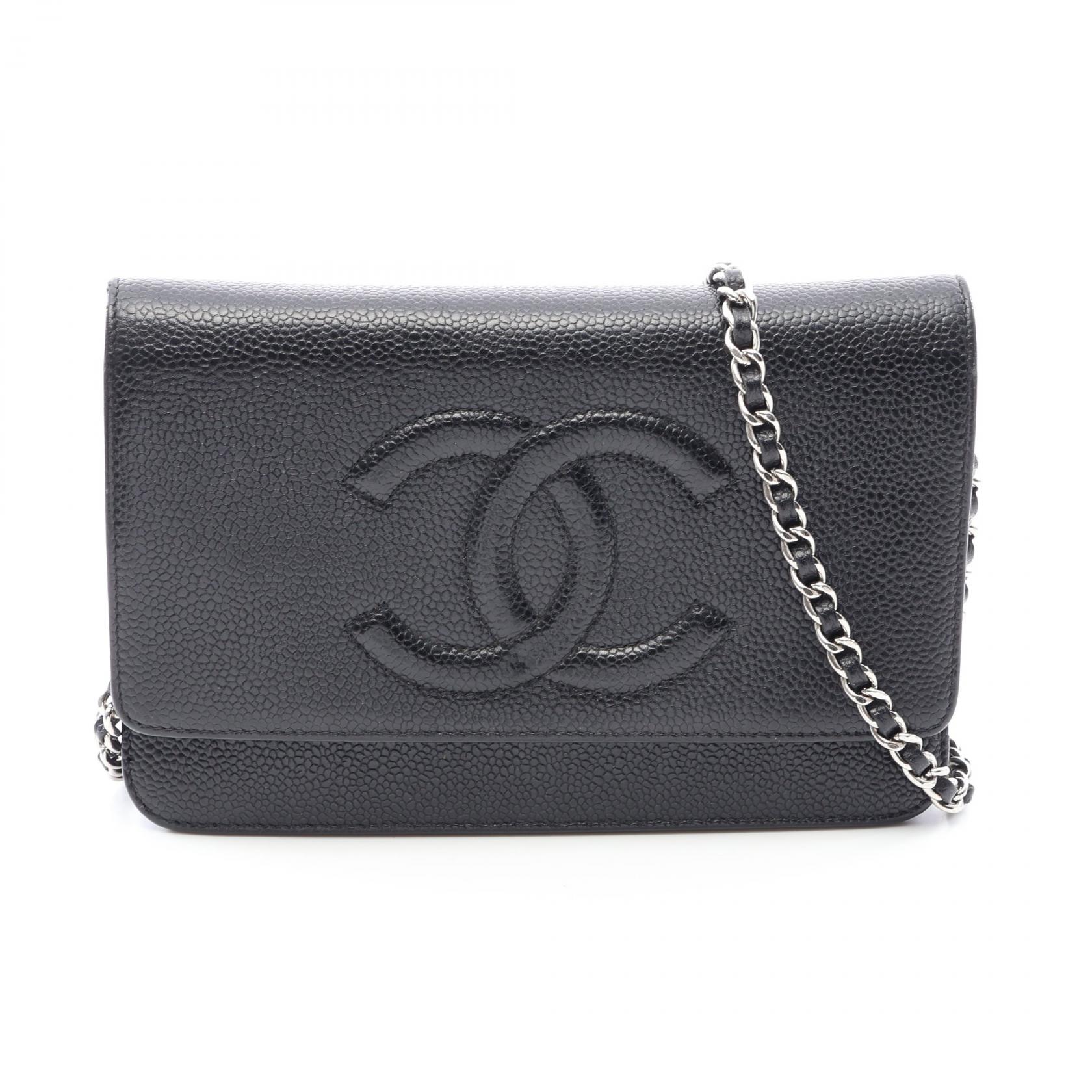 シャネル CHANEL ココマーク ショルダーバッグ バッグ キャビアスキン(グレインドカーフ) レディース ブラック系 【中古】｜BRANDOFF TOKYO 236,500円