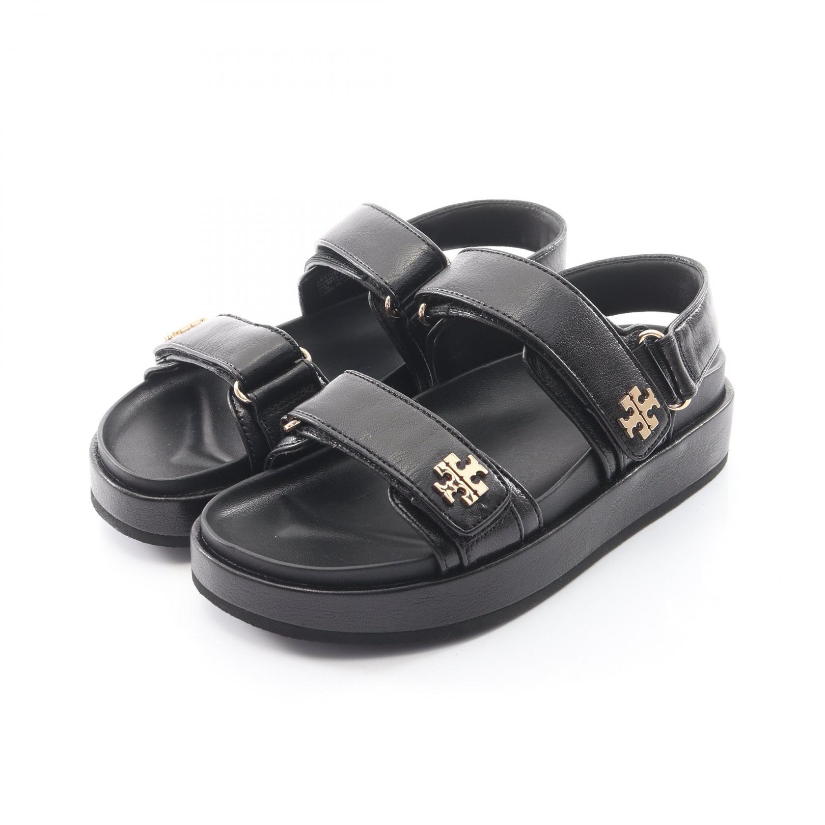 トリーバーチ Tory Burch KIRA SPORT SANDAL キラ スポーツ サンダル 靴 レザー レディース ブラック系 1443280017 【新品】｜BRANDOFF TOKYO