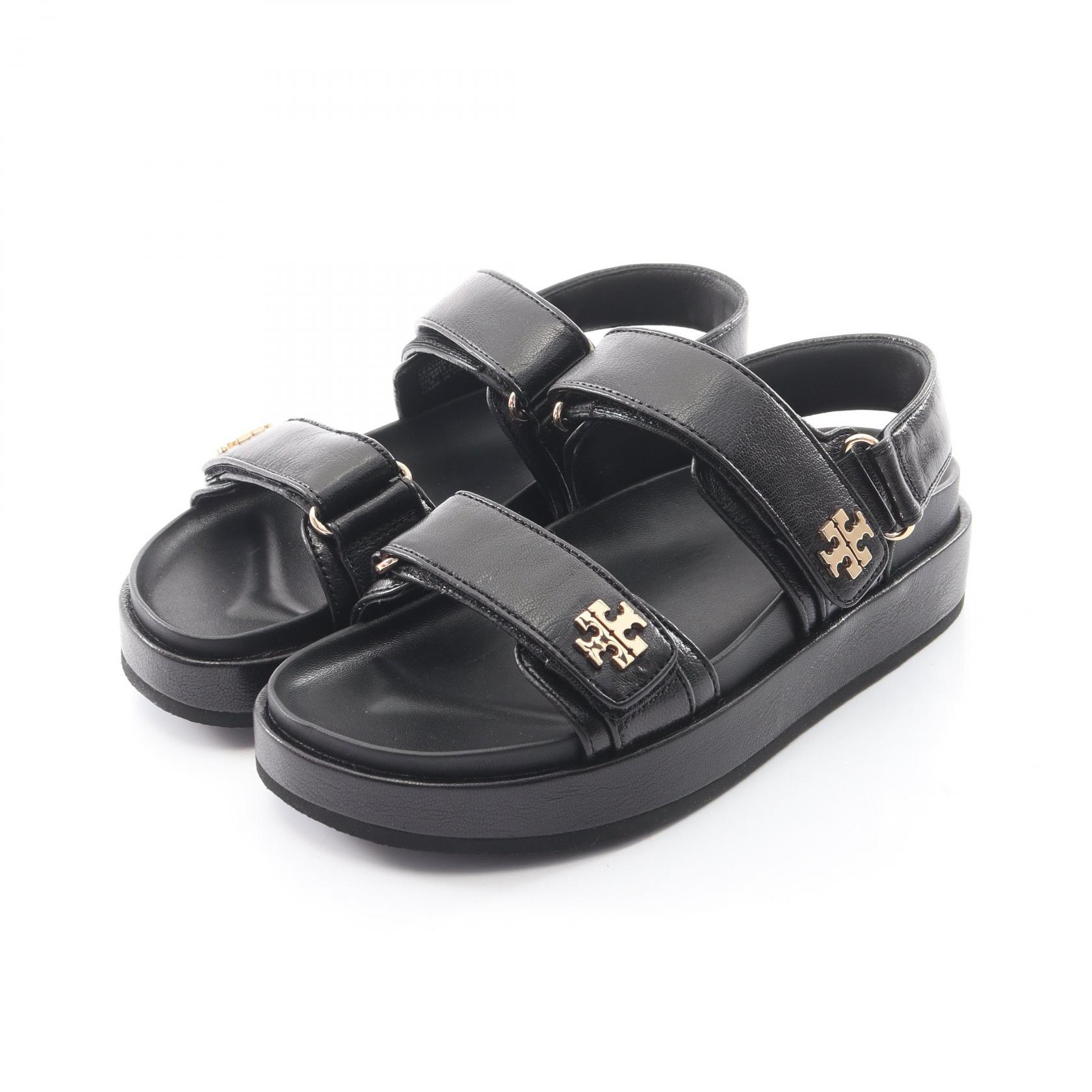 トリーバーチ Tory Burch KIRA SPORT SANDAL キラ スポーツ サンダル 靴 レザー レディース ブラック系 1443280018 【新品】｜BRANDOFF TOKYO