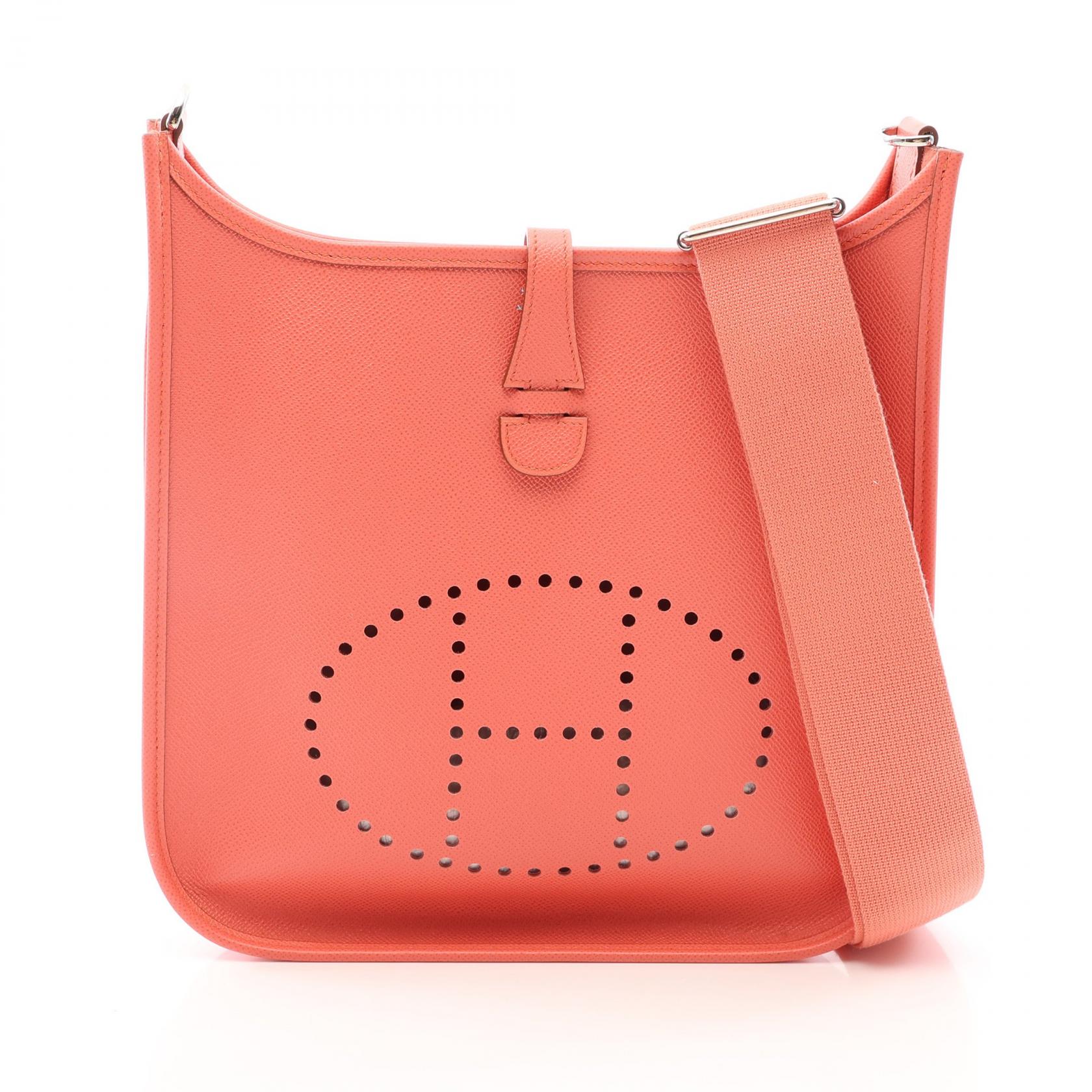 エルメス HERMES エヴリン 3 トロワ PM フラミンゴ ショルダーバッグ バッグ ヴォーエプソン ヴォーエプソン レディース ピンク系 【中古】|BRANDOFF TOKYO