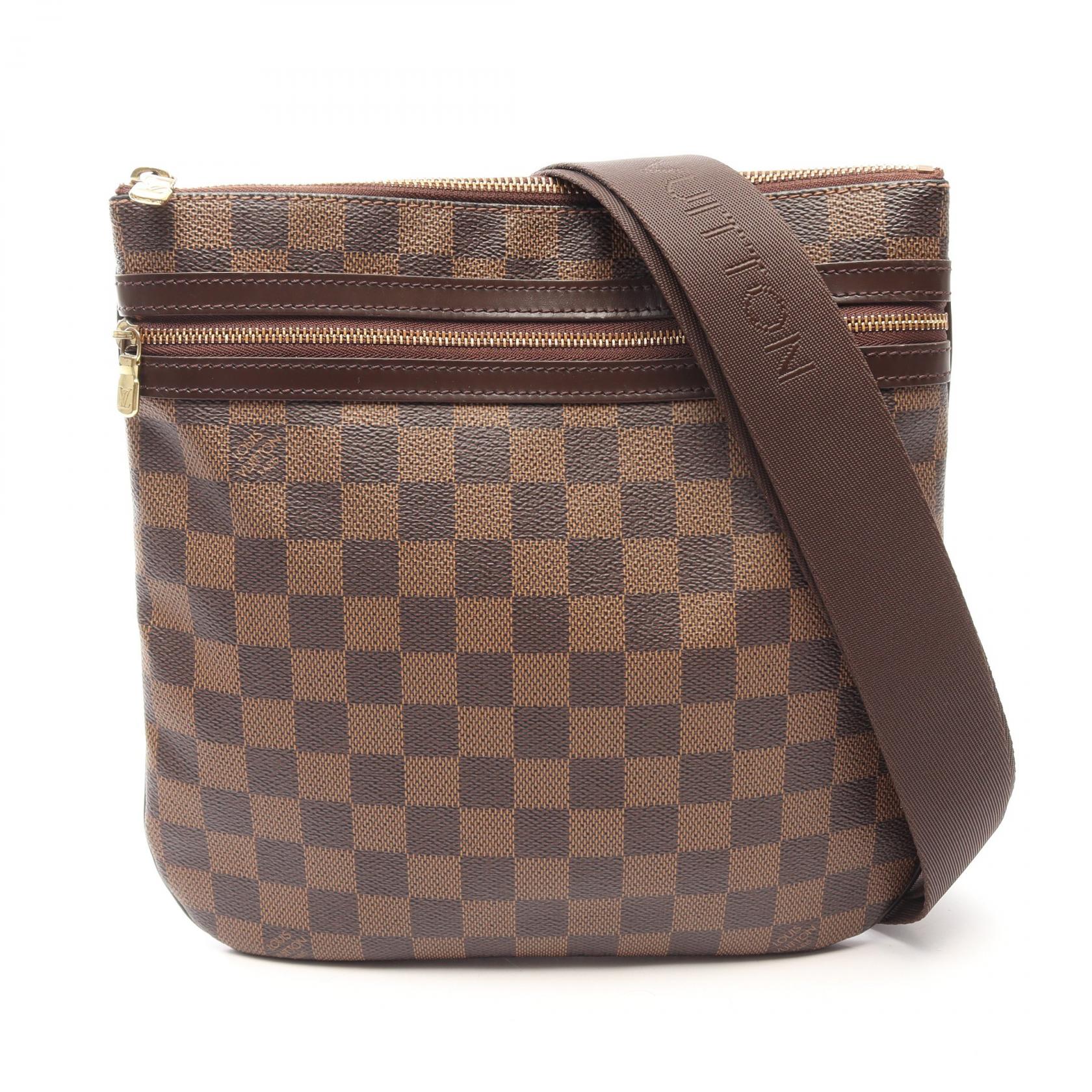 ルイ・ヴィトン LOUIS VUITTON ポシェット ボスフォール ショルダーバッグ バッグ PVCコーティングキャンバス レザー ダミエ レディース ブラウン系 N51111 【中古】|BRANDOFF TOKYO