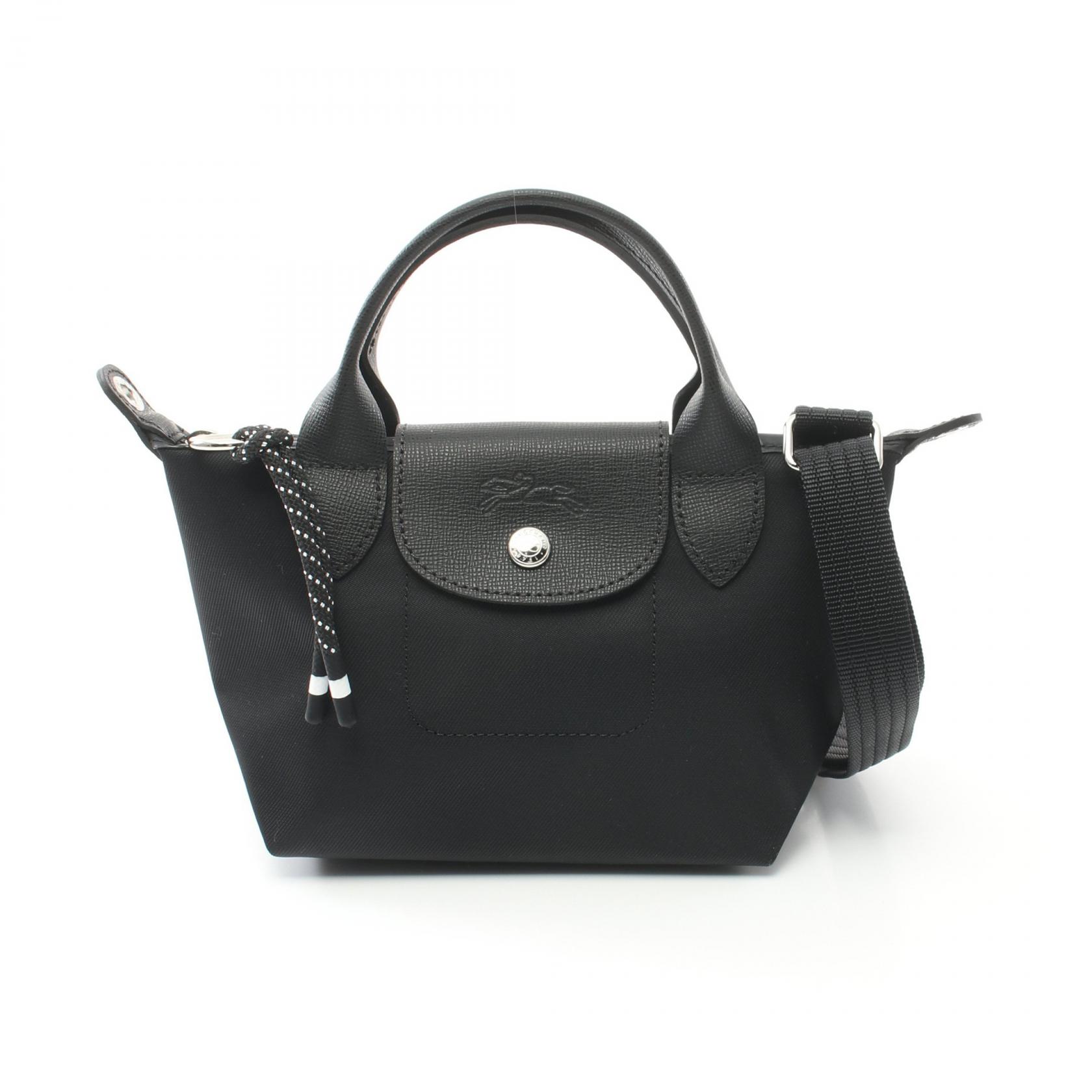 ロンシャン Longchamp ル プリアージュ エナジー XS 2WAY ハンドバッグ バッグ キャンバス レザー レディース ブラック系 L1500HSR001 【新品】｜BRANDOFF TOKYO